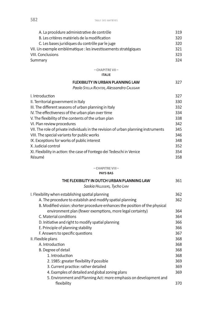 [AIDRU] – LA FLEXIBILITÉ EN DROIT DE L’URBANISME Flexibilty in urban planning law  Actes du XIIIe Colloque de l’AIDRU Bergame et Brescia – 16-17 Septembre 2022 XIIIth AIDRU Conference Proceedings Bergamo and Brescia – September 16-17, 2022  Sous la dir. d