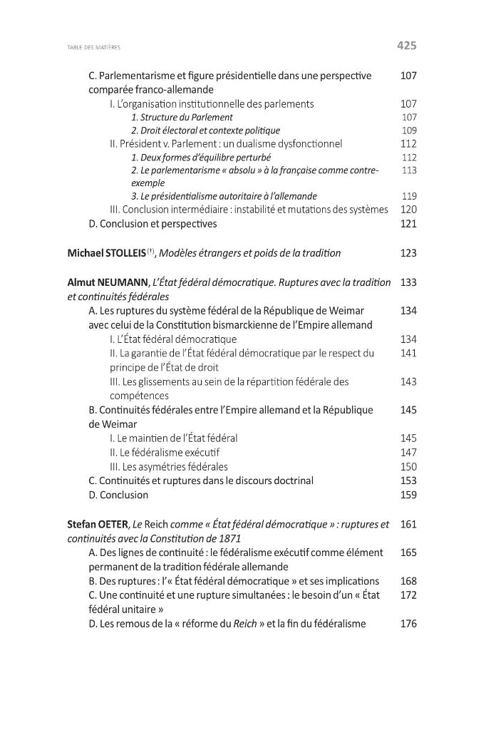 WEIMAR : UNE CONSTITUTION MONDIALE ? Contexte et réception de la Constitution de 1919  Sous la direction de Thomas KLEINLEIN, Traduit en français par Guy Monard et Clothilde Melin,  Préface de Aurore GAILLET