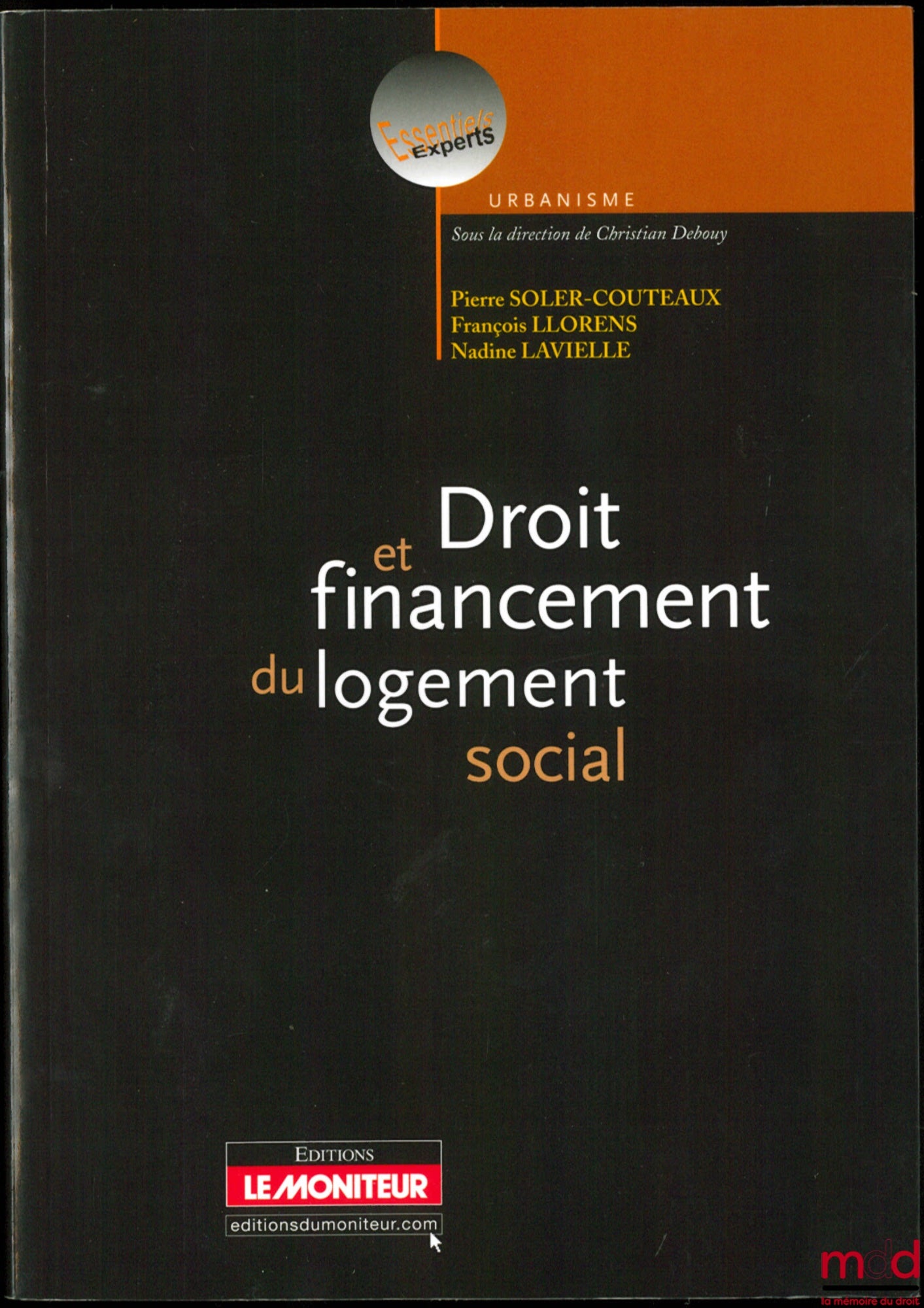 [Sous la direction de DEBOUY (Christian)] – DROIT ET FINANCEMENT DU LOGEMENT SOCIAL
