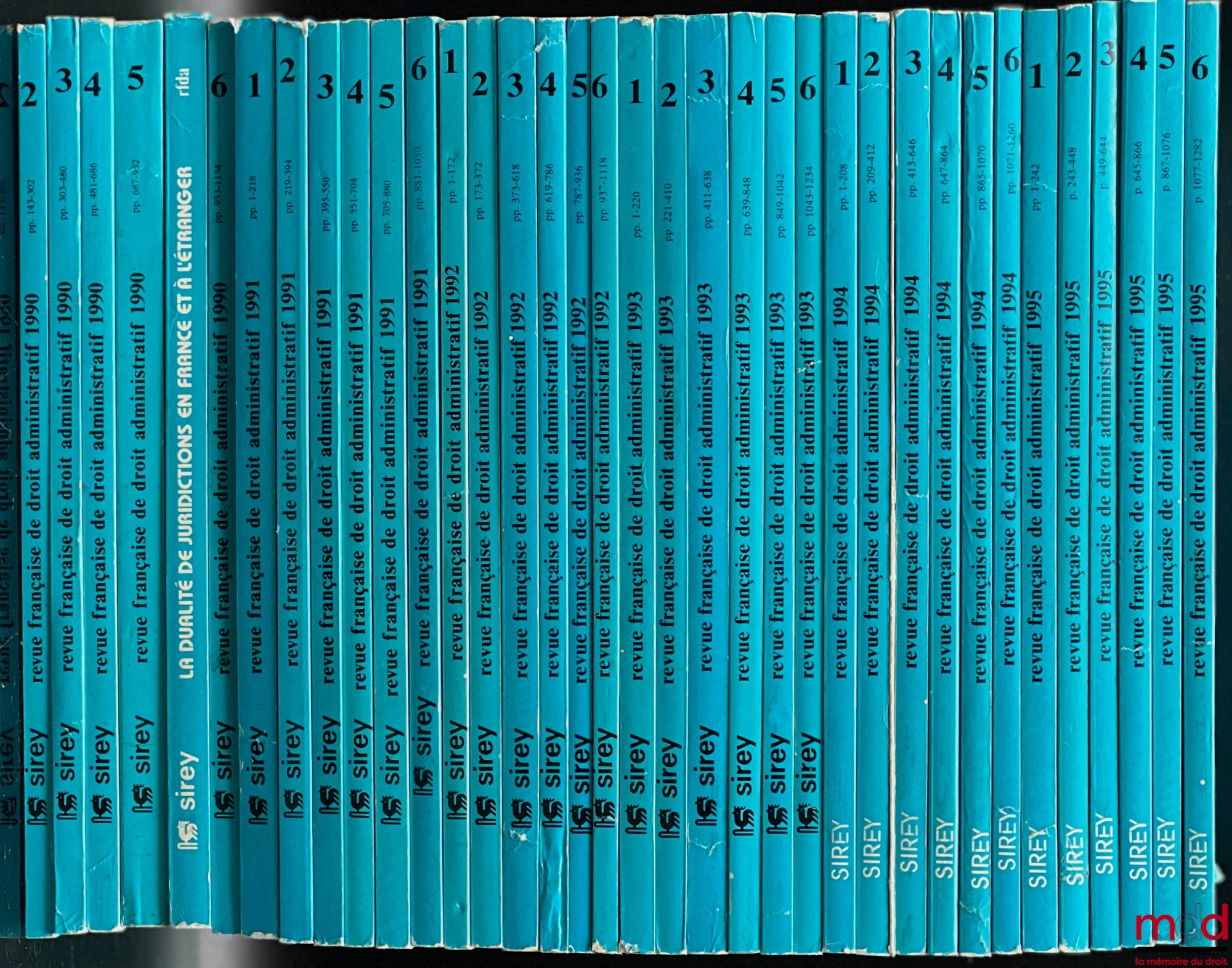 [RFDA] – REVUE FRANÇAISE DE DROIT ADMINISTRATIF, de 1984 (n° 0) à 5/2023 [strictement complet]