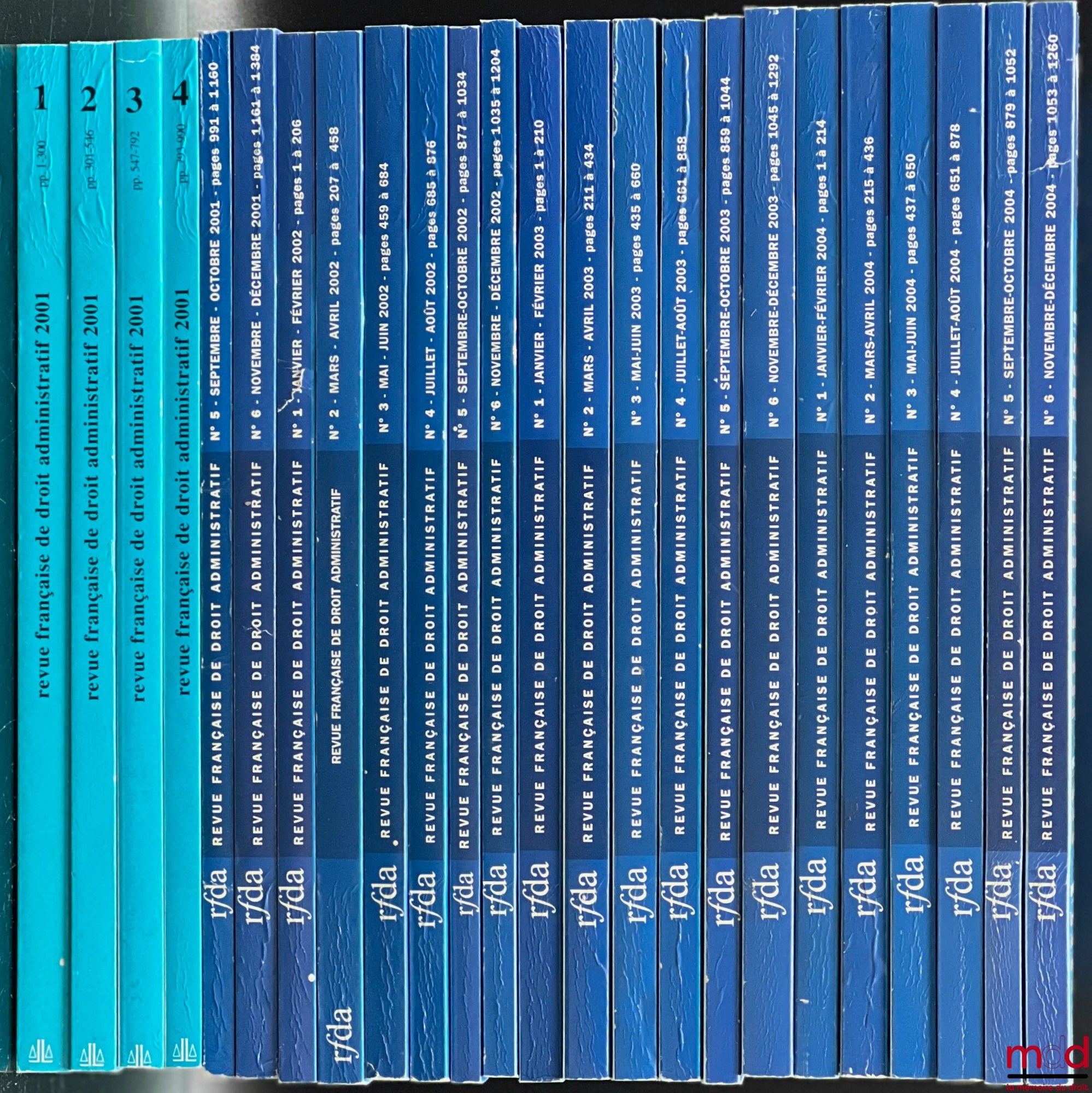 [RFDA] – REVUE FRANÇAISE DE DROIT ADMINISTRATIF, de 1984 (n° 0) à 5/2023 [strictement complet]