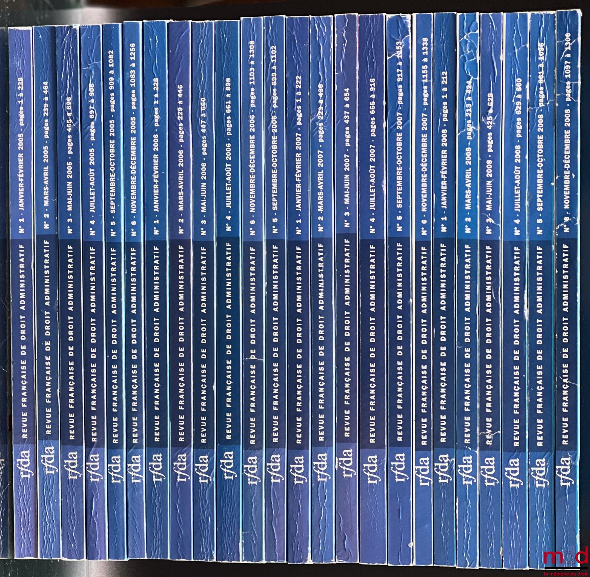 [RFDA] – REVUE FRANÇAISE DE DROIT ADMINISTRATIF, de 1984 (n° 0) à 5/2023 [strictement complet]