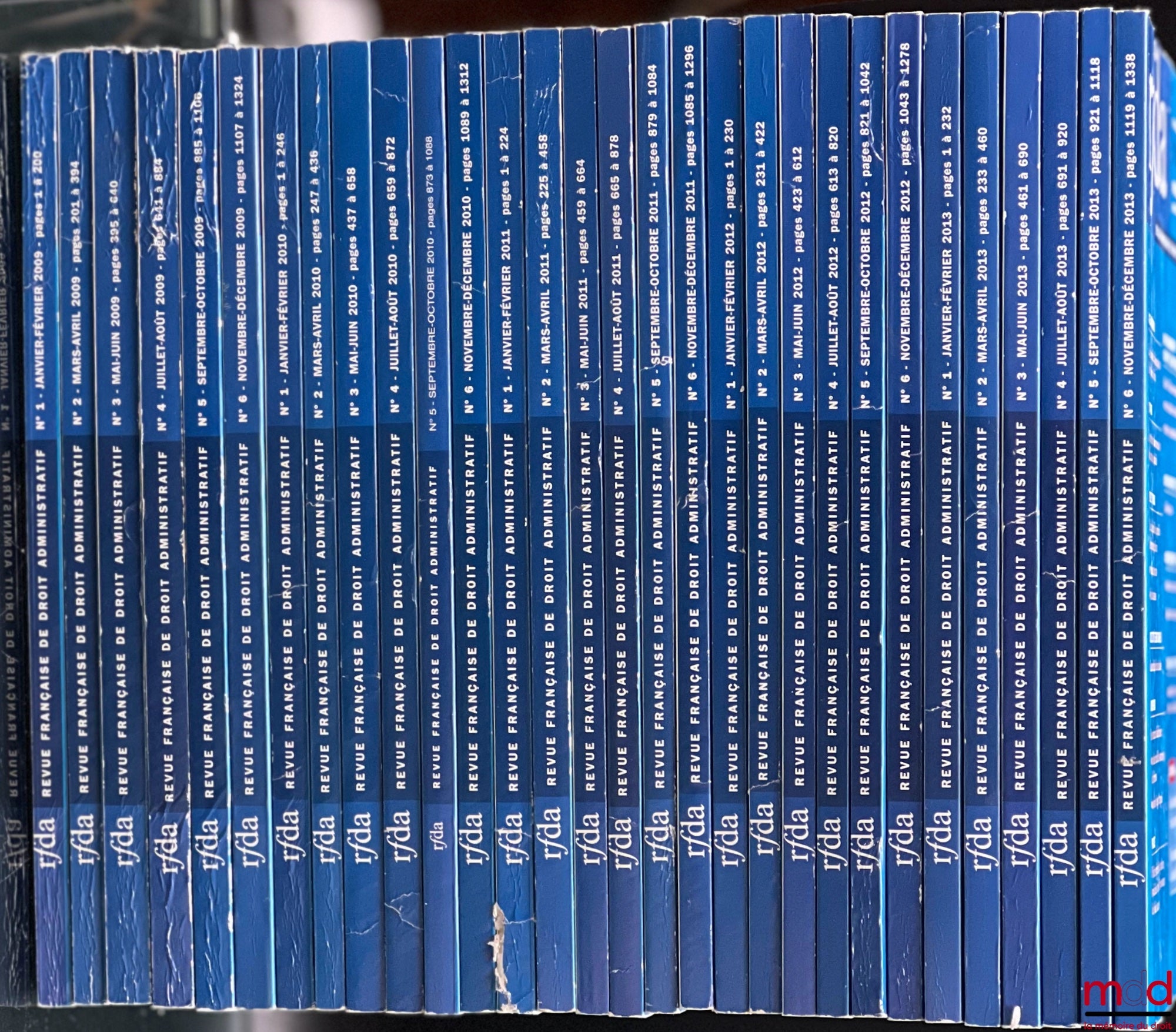 [RFDA] – REVUE FRANÇAISE DE DROIT ADMINISTRATIF, de 1984 (n° 0) à 5/2023 [strictement complet]