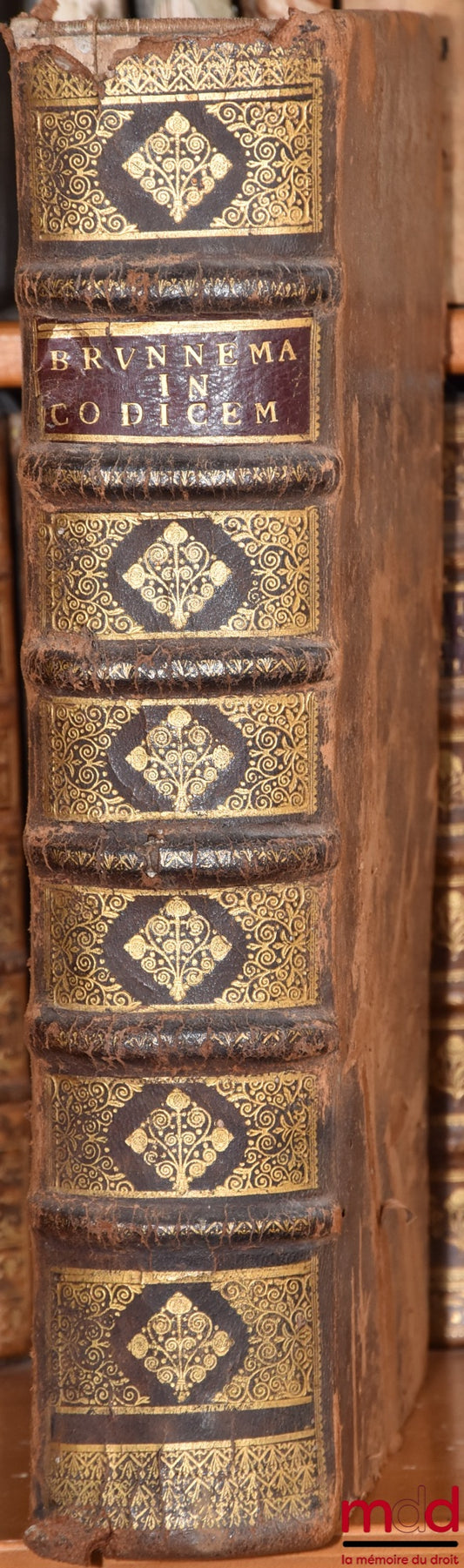 BRUNEMANN (Johann) – JOHANNIS BRUNNEMANNI, JURISCONSULTI COMMENTARIUS IN CODICEM JUSTINIANEUM, QUO SINGULÆ LEGES ET AUTHENTICÆ BREVITER & succincte explicantur, Quæstiones in Academiis & Foro frequenttatæ resolvuntur, Axiomata ab Interpretibus subinde pro