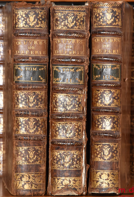 DUPÉRIER (Scipion) – ŒUVRES DE SCIPION DU PÉRIER, écuyer et doyen de MM. les avocats au PARLEMENT DE PROVENCE, Nouvelle éd., revue, corrigée & considérablement augmentée, avec des Observations sur l’état actuel de la Jurisprudence, relative aux Décisions