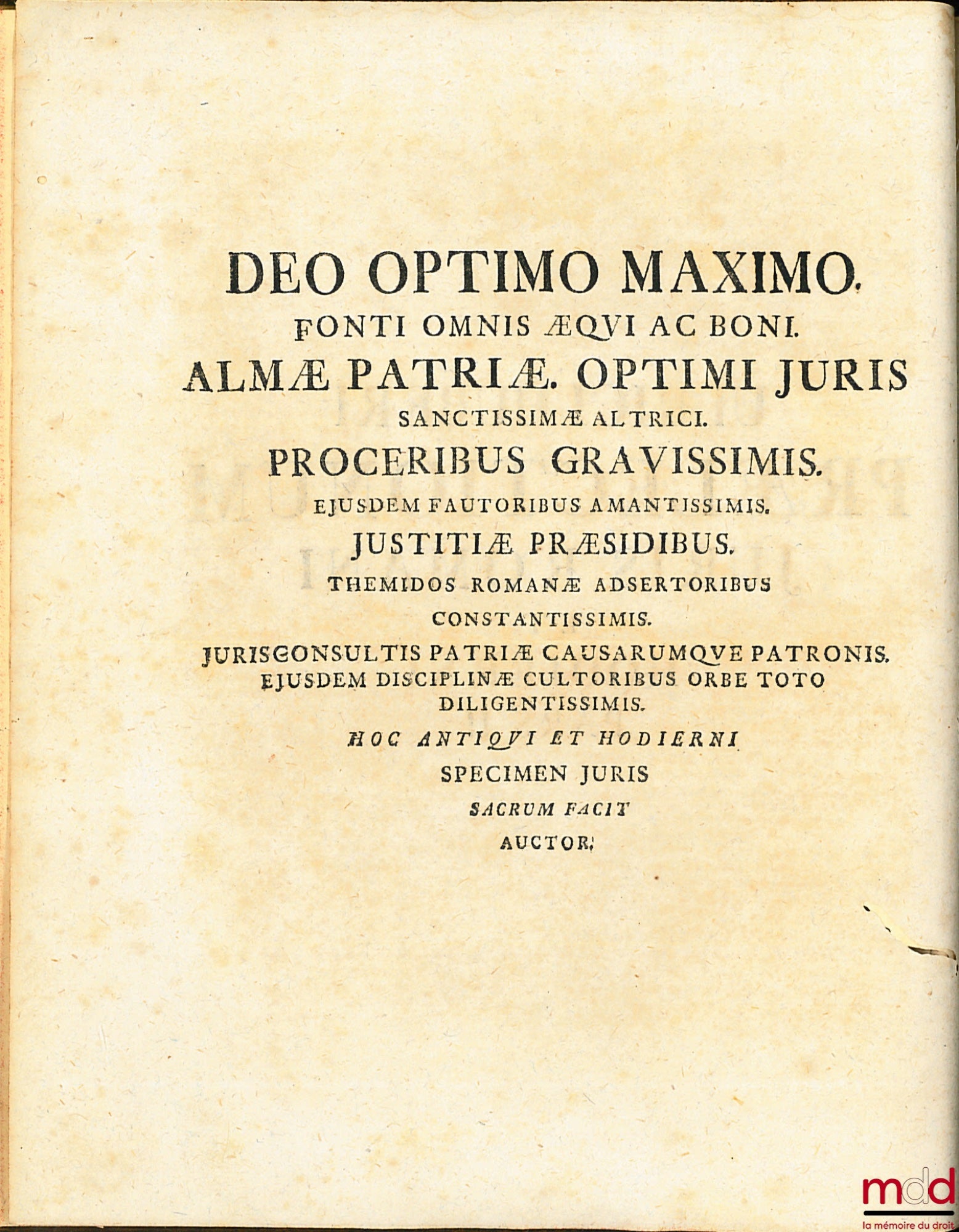 HUBER (Ulric), THOMASIUS (Christian), LÜDER (Mencke) – ULRICI HUBERI Jcti, supremæ frisiorum curiæ ex-senatoris PRÆLECTIONUM JURIS CIVILIS TOMI III. SECUNDUM INSTITUTIONES ET DIGESTA JUSTINIANI. ACCEDUNT CHRISTINIANI THOMASII Jcti ADDITIONES Quibus sua Sc