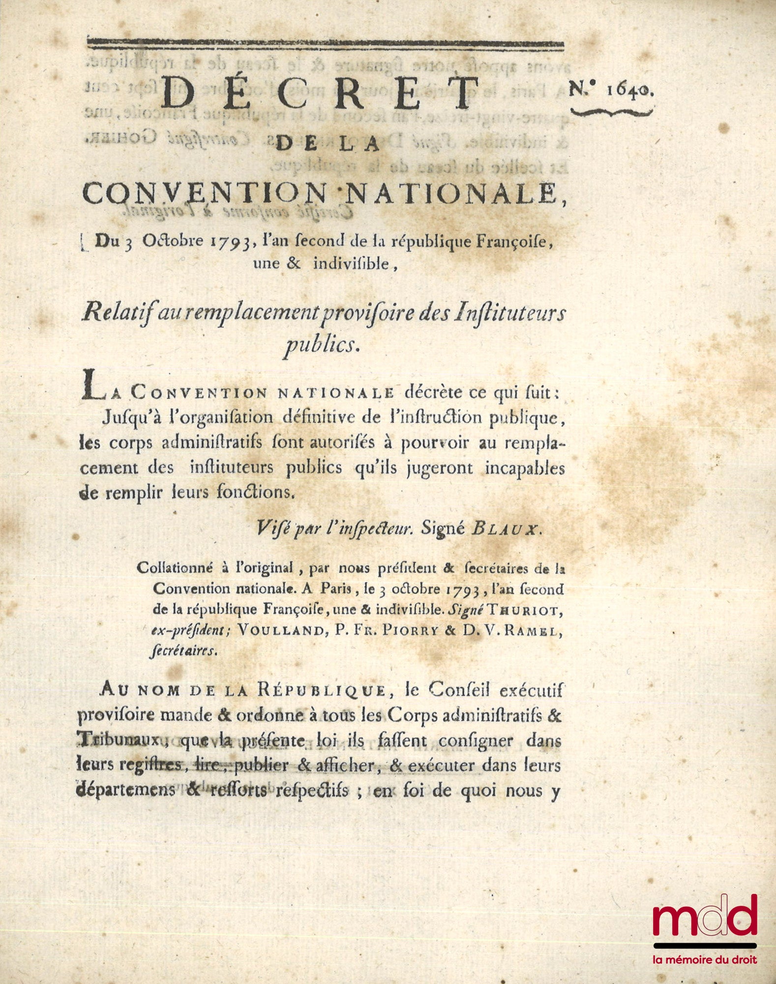 ENSEMBLE DE 30 BULLETINS DES LOIS, DÉCRETS ET PROCLAMATIONS : - Loi relative aux troubles survenus dans la ville de Douay, Paris, 19 mars 1791, (4 p.) ; - Loi qui détermine les cas où le Roi sera censé avoir abdiqué la Couronne, & pourra être poursuivi co