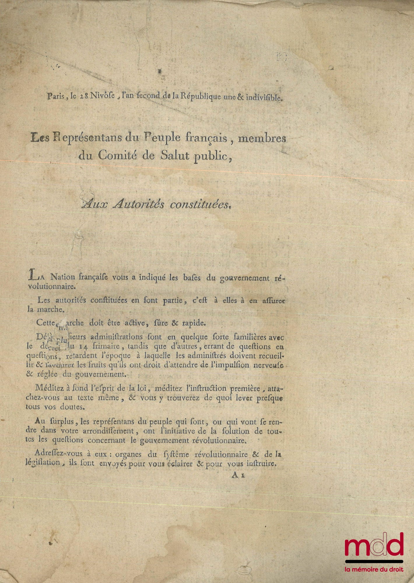 ENSEMBLE DE 30 BULLETINS DES LOIS, DÉCRETS ET PROCLAMATIONS : - Loi relative aux troubles survenus dans la ville de Douay, Paris, 19 mars 1791, (4 p.) ; - Loi qui détermine les cas où le Roi sera censé avoir abdiqué la Couronne, & pourra être poursuivi co
