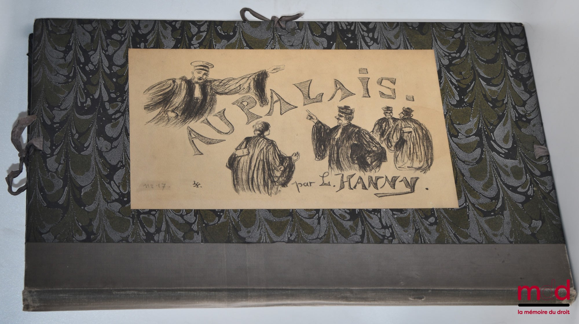HANNY (L.) – AU PALAIS, 12 lithographies originales en portefeuille tirées à cinquante exemplaires, toutes les planches sont signées par l’artiste