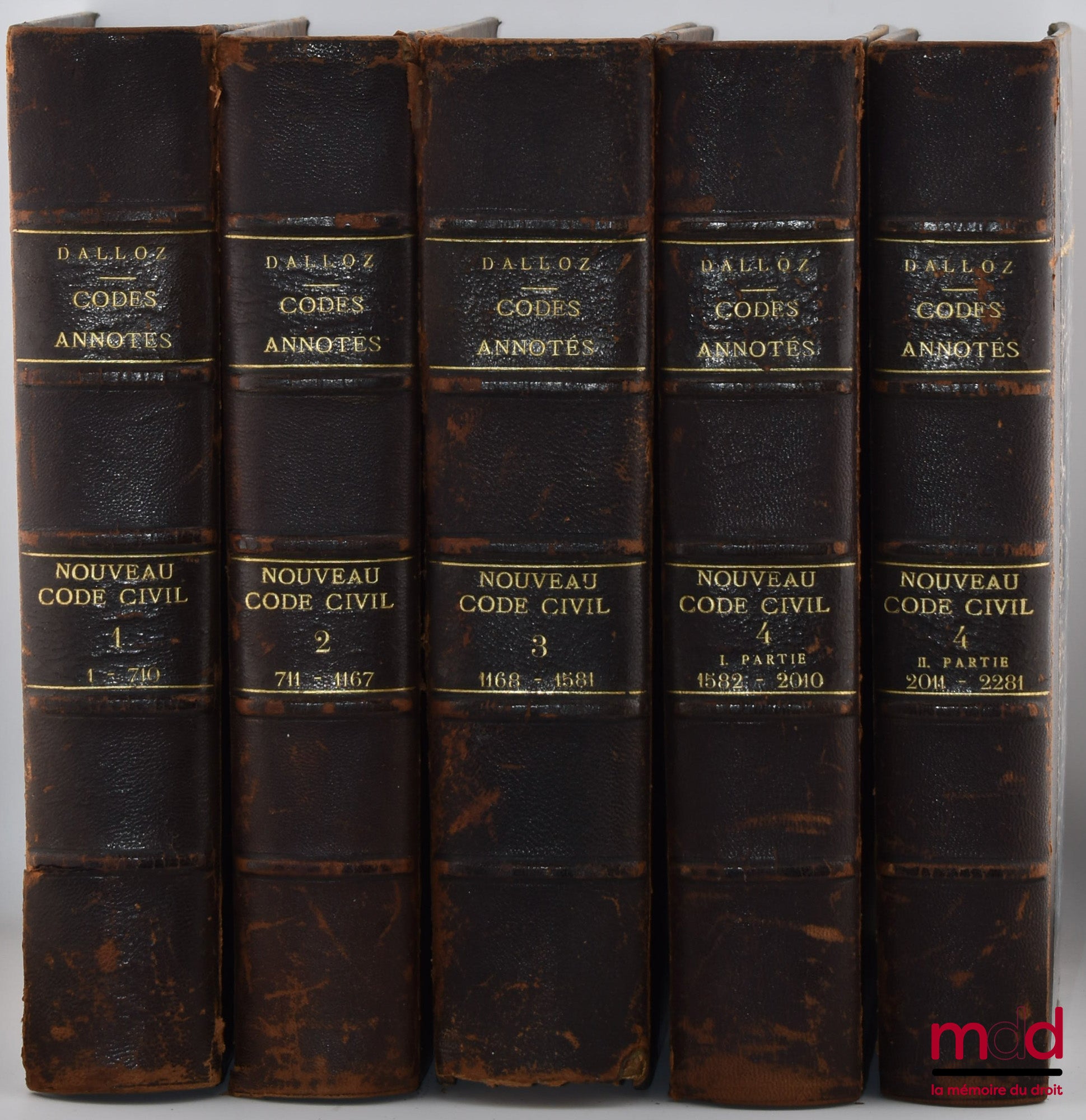 [Codes annotés Dalloz] – NOUVEAU CODE CIVIL annoté et expliqué d’après la jurisprudence et la doctrine, publié sous la direction de MM. Gaston GRIOLET et Charles VERGÉ, avec le concours de M. KŒHLER et de M. St. de LANZAC de LABORIE et la collaboration de
