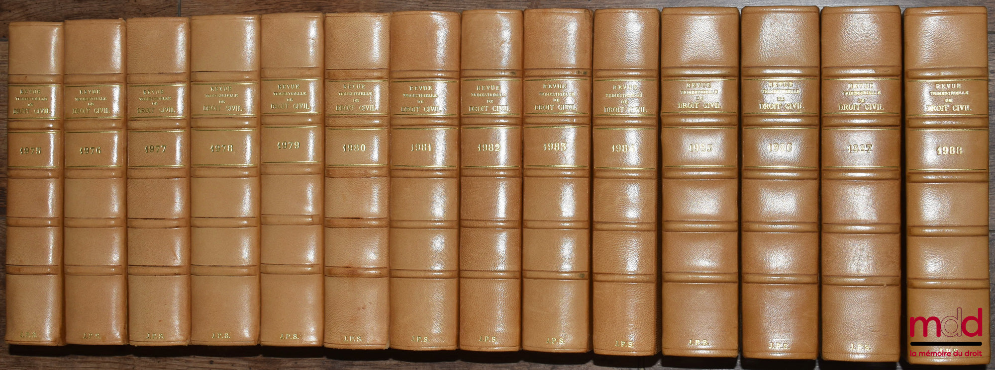 [RTDCiv. - ESMEIN (Adhémar)] – REVUE TRIMESTRIELLE DE DROIT CIVIL, fondée par Adhémar Esmein, de 1960 à 2000 [complet]