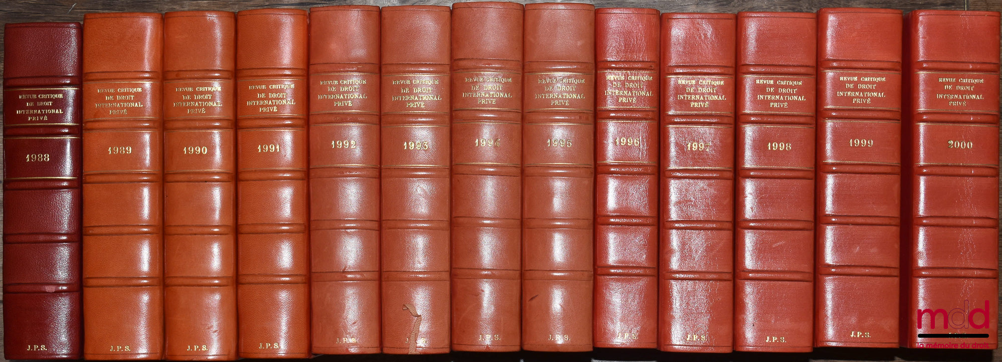 [Revue critique de DIP - RCDIP] – REVUE CRITIQUE DE DROIT INTERNATIONAL PRIVÉ, sous la dir. de Henri Battifol et Ph. Francescakis, de 1960 à 2000 [complet]