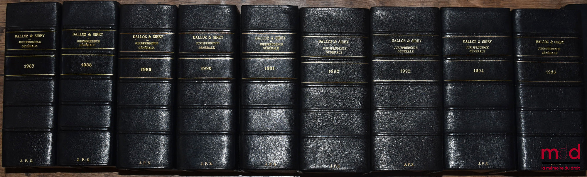 [Recueil Dalloz] – JURISPRUDENCE GÉNÉRALE DALLOZ. RECUEIL DALLOZ DE DOCTRINE, DE JURISPRUDENCE ET DE LÉGISLATION, Recueil hebdomadaire fondé par Désiré et Armand Dalloz et Charles Vergé, de 1964 à 1995 [complet]