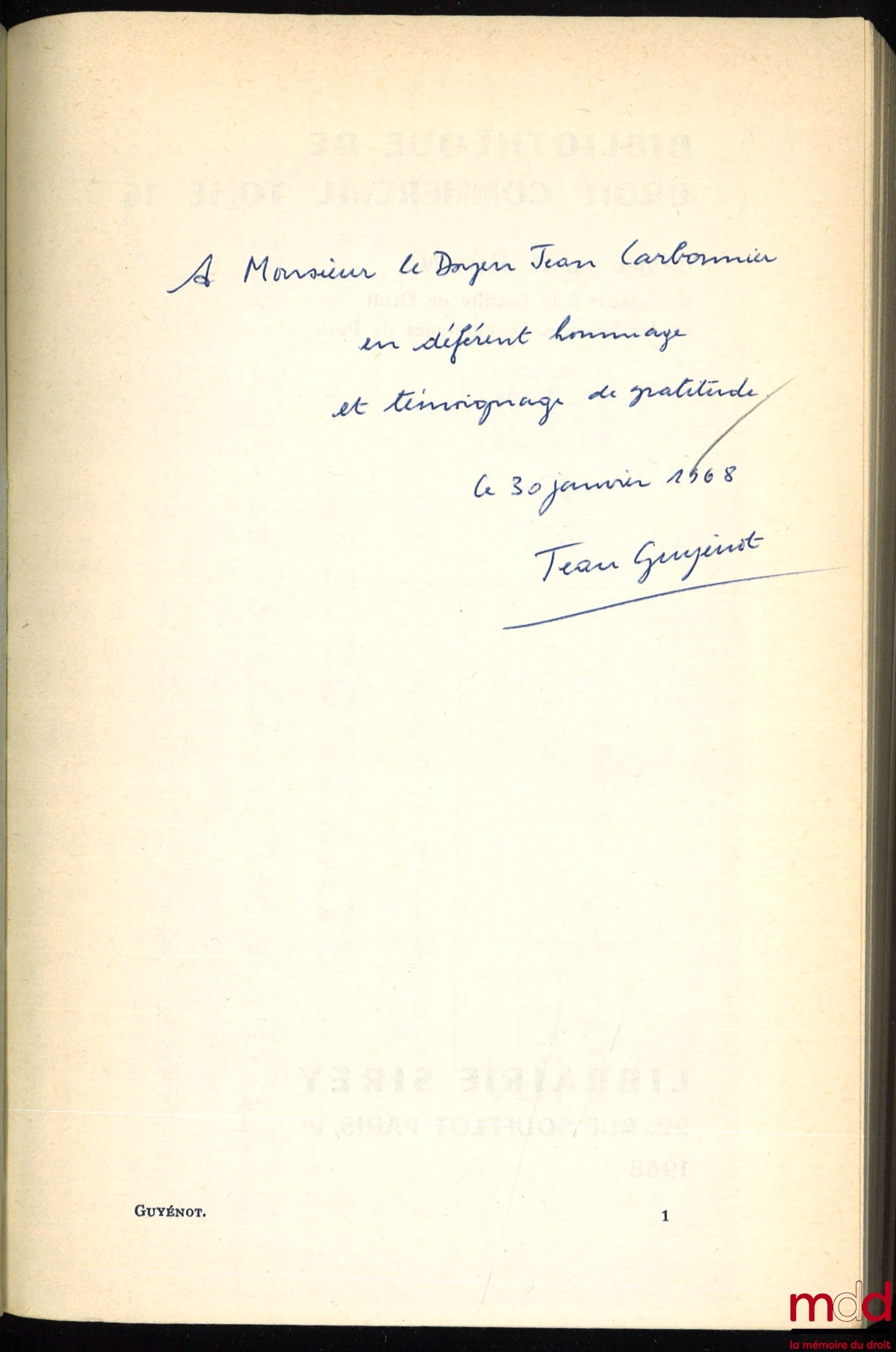 GUYÉNOT (Jean) – COMMERCIAL CONCESSION CONTRACTS, French and Community Competition Law, Commercial Law Library, vol. 16