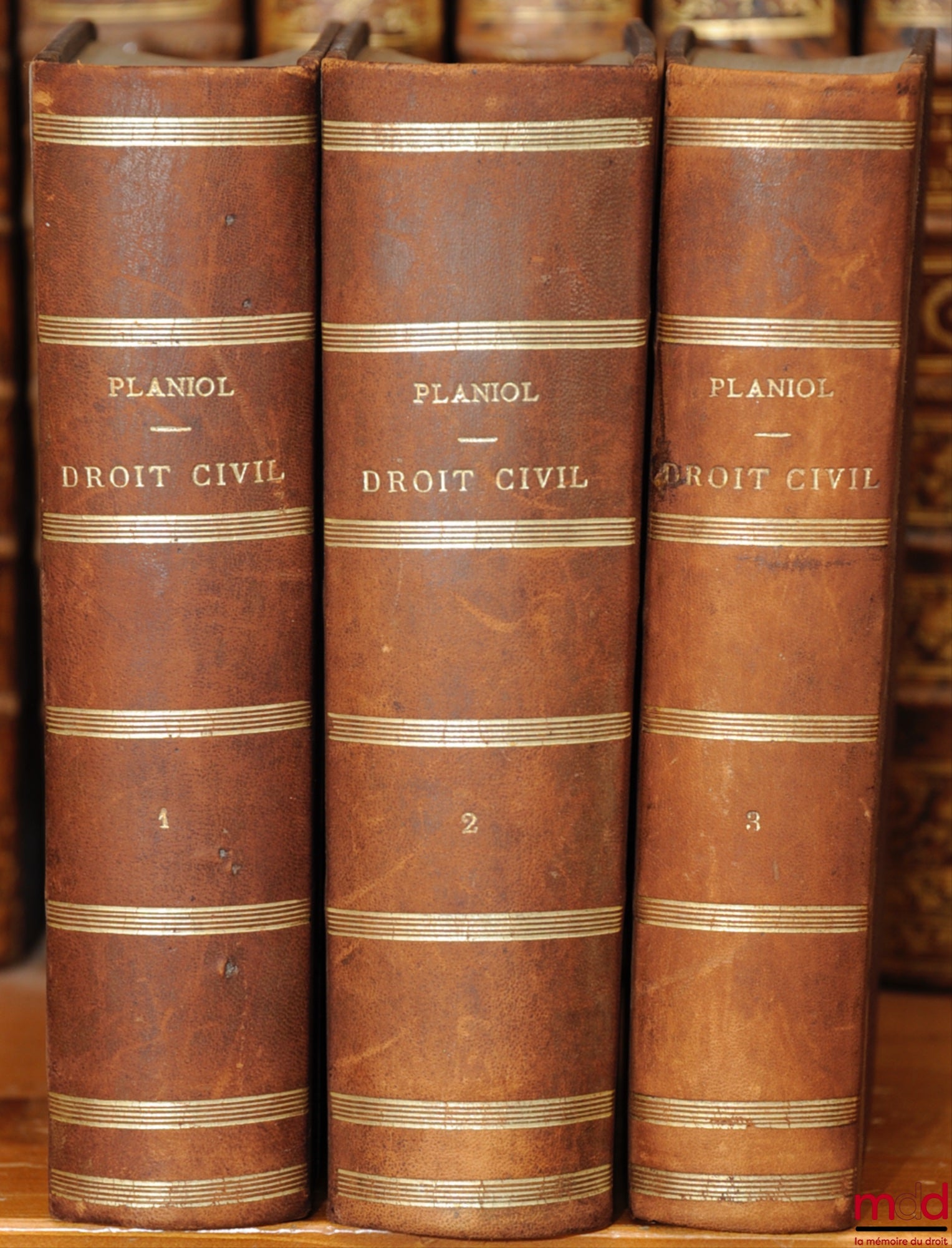 PLANIOL (Marcel) – TRAITÉ ÉLÉMENTAIRE DE DROIT CIVIL, 4ème éd. ; t. I : Principes généraux - Les Personnes - La Famille - Les Incapables - Les Biens ; t. II : Les Preuves - Théorie générale des obligations - Les Contrats - Privilèges et hypothèques ; t. I
