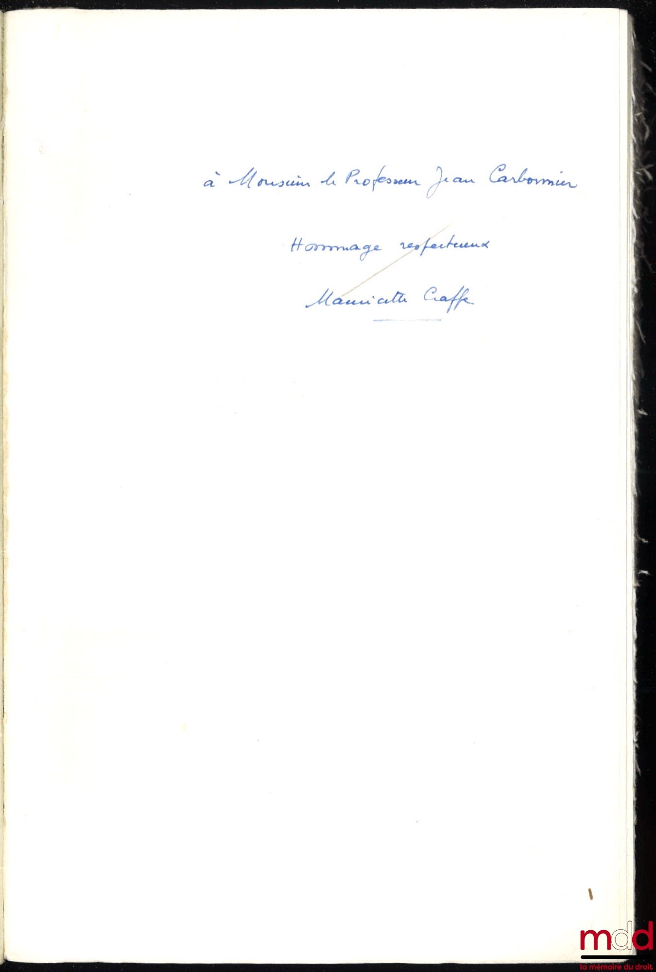 CRAFFE (Mauricette) – LA PUISSANCE PATERNELLE EN DROIT ANGLAIS, Évolution historique, Solutions traditionnelles, Préface de René David, Bibl. de droit privé, t. CXVI