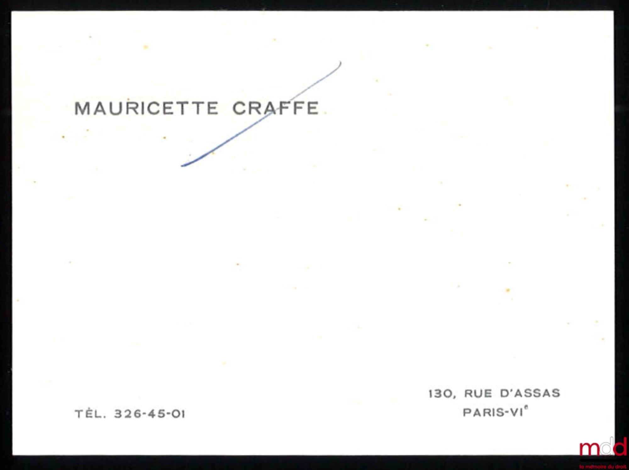 CRAFFE (Mauricette) – LA PUISSANCE PATERNELLE EN DROIT ANGLAIS, Évolution historique, Solutions traditionnelles, Préface de René David, Bibl. de droit privé, t. CXVI