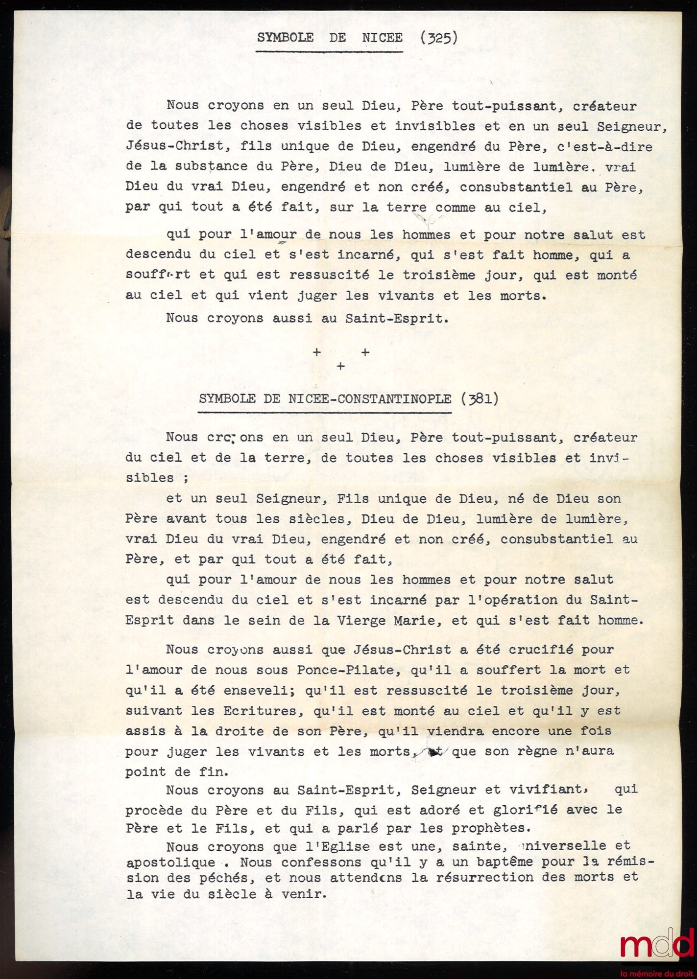 [Religion – Réforme] – LE CATÉCHISME DE HEIDELBERG, traduction de J.-J. von Allmen, 3e éd.