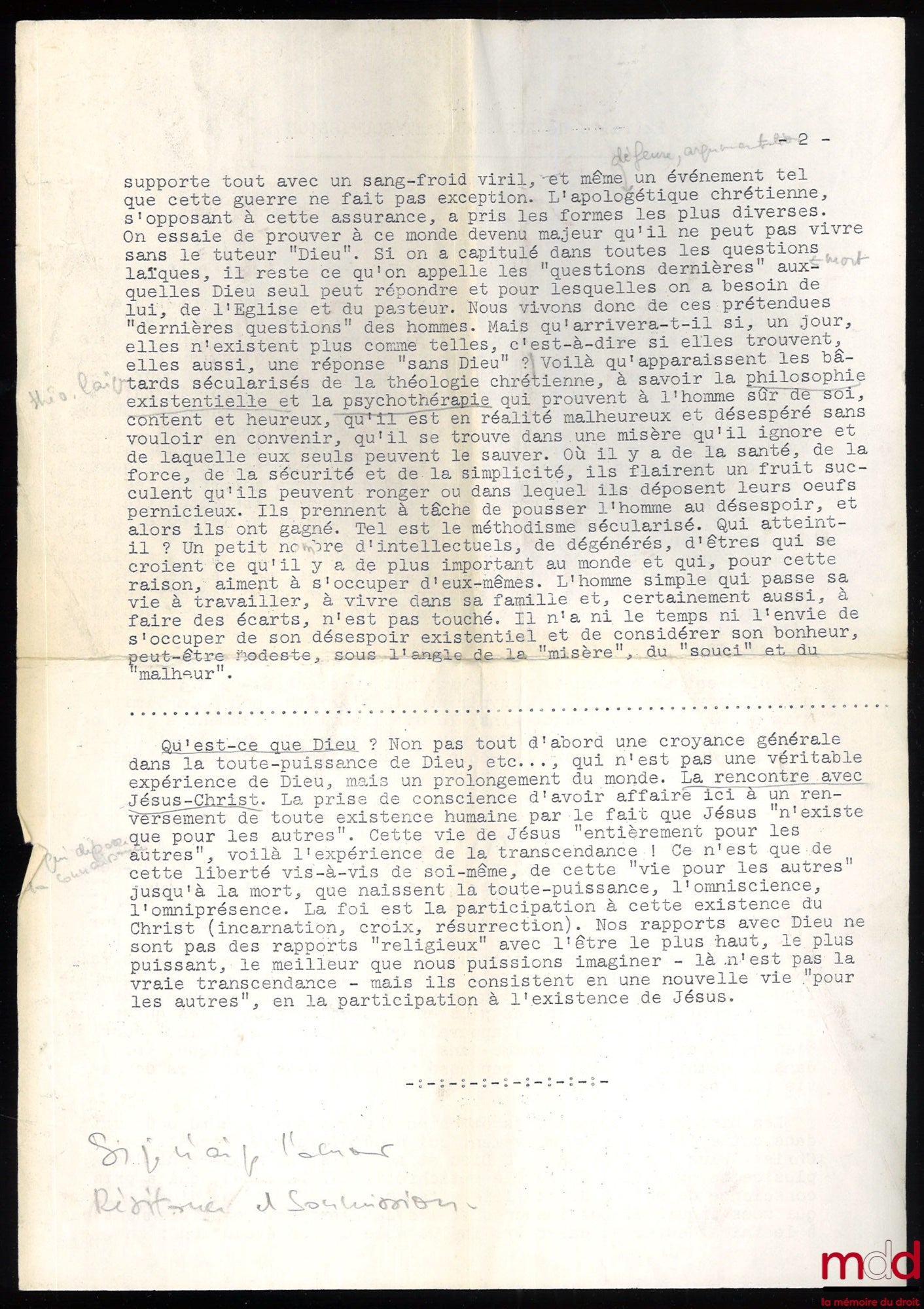 [Religion – Réforme] – LE CATÉCHISME DE HEIDELBERG, traduction de J.-J. von Allmen, 3e éd.