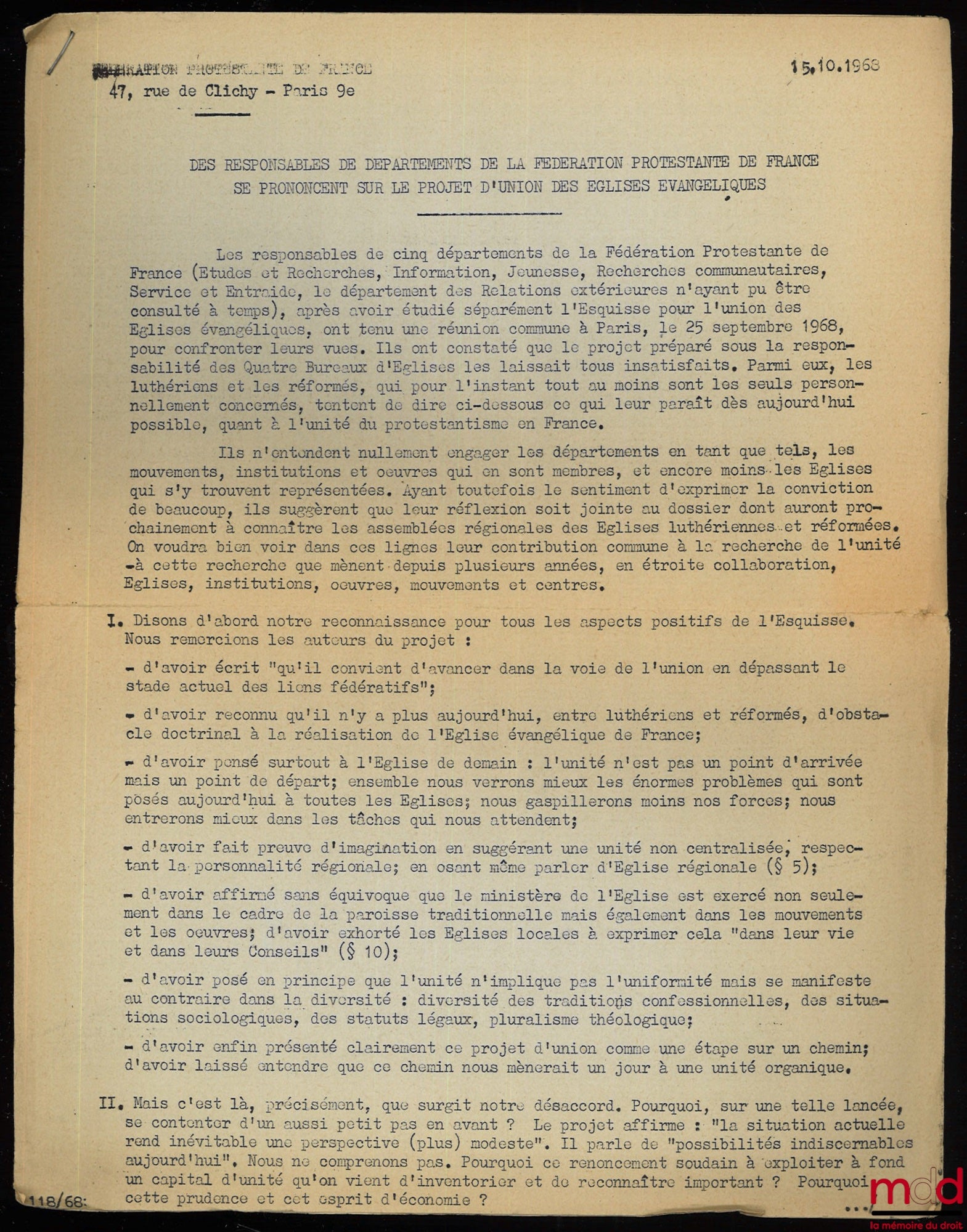 [Religion – Réforme] – LA CONFESSION D’AUGSBOURG, Confession de Foi de quelques princes et villes remise à Sa Majesté Impériale à Augsbourg en 1530, Traduction nouvelle de la Confession de Foi de l’Église Évangélique Luthérienne accompagnée de notes