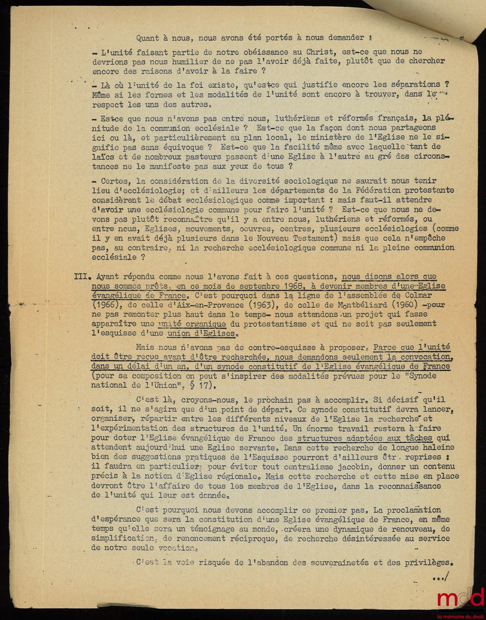 [Religion – Réforme] – LA CONFESSION D’AUGSBOURG, Confession de Foi de quelques princes et villes remise à Sa Majesté Impériale à Augsbourg en 1530, Traduction nouvelle de la Confession de Foi de l’Église Évangélique Luthérienne accompagnée de notes