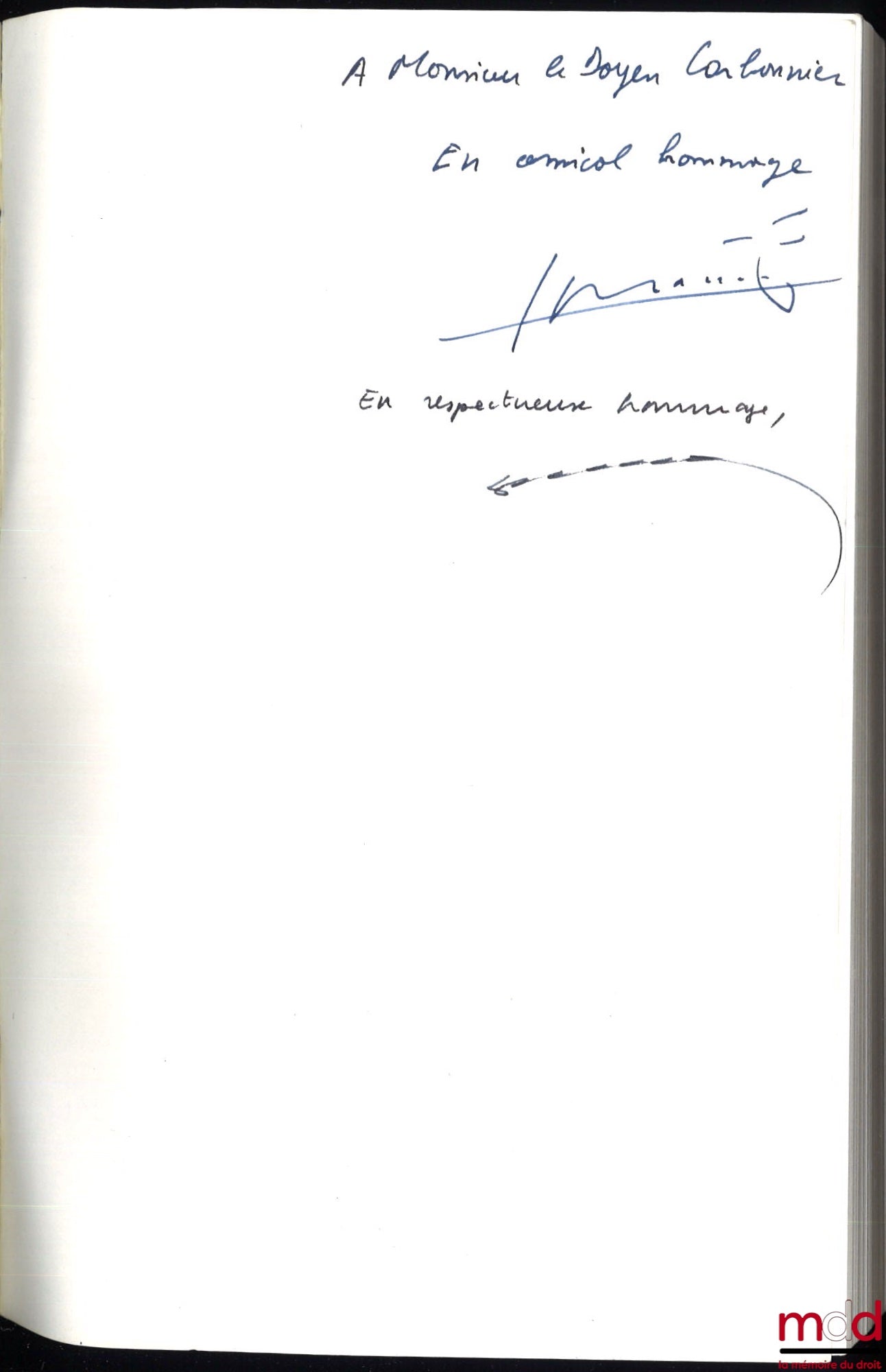 MASSIP (Jacques) et MORIN (Georges) – LA RÉFORME DU DIVORCE, t. II : Formules d’application