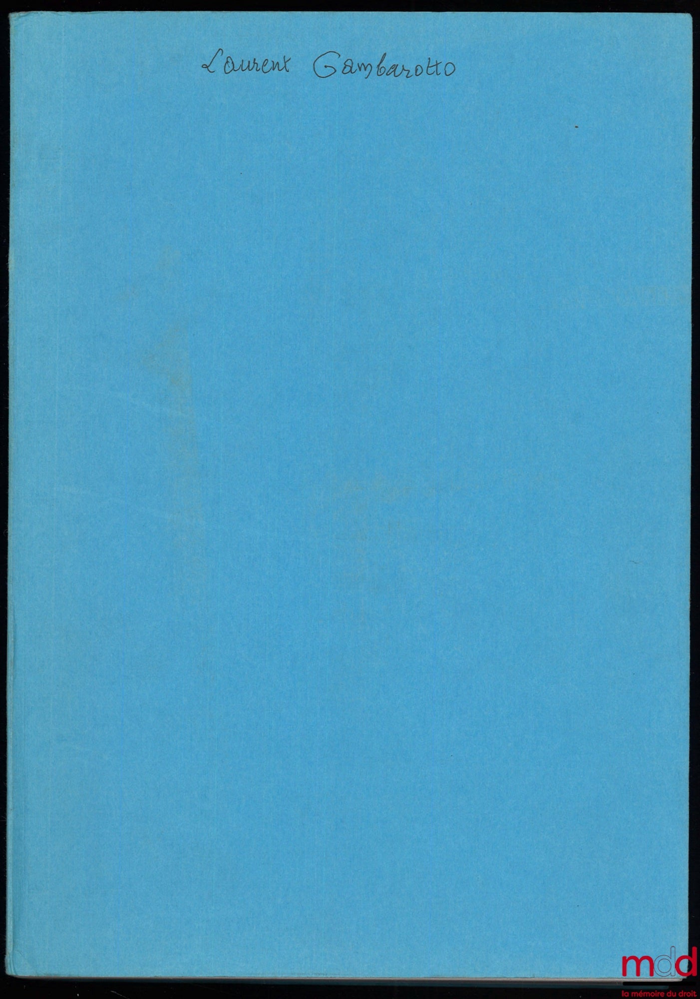 GAMBAROTTO (Laurent) – PACIFISME ET PATRIOTISME CHEZ LES RÉFORMÉS FRANÇAIS, 1900-1950, Institut protestant de théologie – Montpellier, U.V. d’Histoire contemporaine