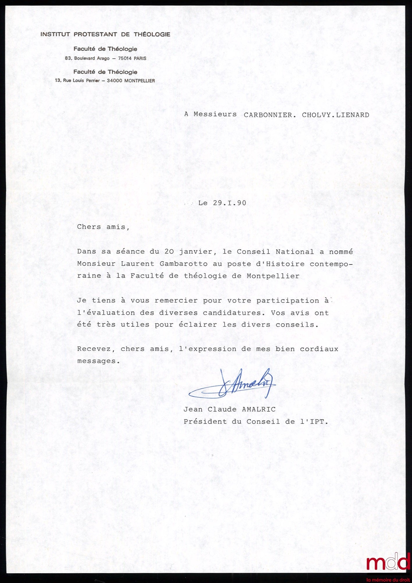 GAMBAROTTO (Laurent) – PACIFISME ET PATRIOTISME CHEZ LES RÉFORMÉS FRANÇAIS, 1900-1950, Institut protestant de théologie – Montpellier, U.V. d’Histoire contemporaine