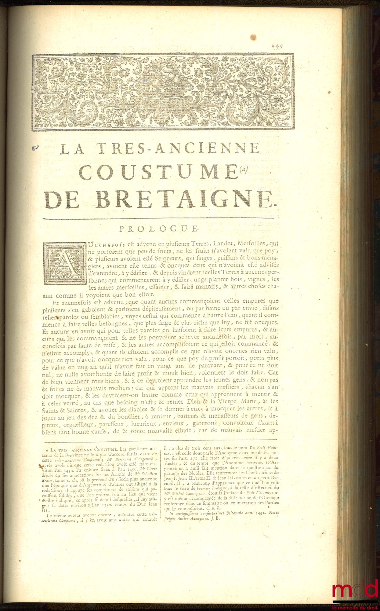 BOURDOT DE RICHEBOURG (Charles-Antoine) – NOUVEAU COUTUMIER GÉNÉRAL OU CORPS DES COUTUMES GÉNÉRALES ET PARTICULIÈRES DE FRANCE, ET DES PROVINCES CONNUES SOUS LE NOM DES GAULES ; exactement vérifiées sur les Originaux conservez au Greffe du Parlement de Pa