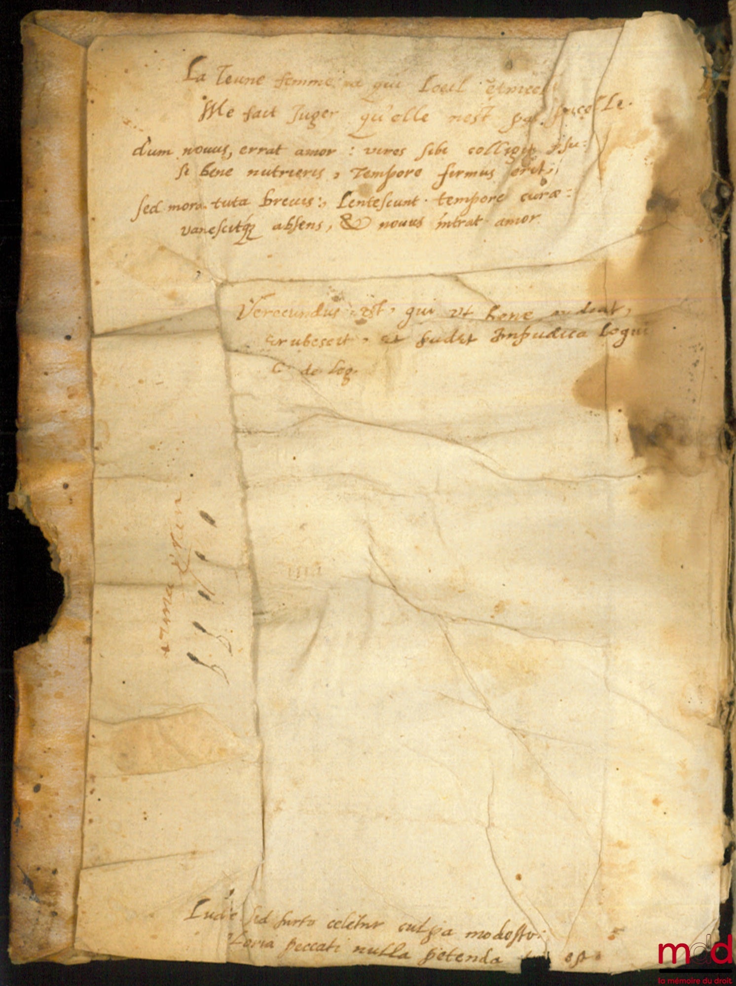 [ACCURSE (François)], ACCURSIUS (Franciscus) – INSTITUTIONUM D. JUSTINIANI IMP. Libri IIII. Francisci Accursii glosis illustrati, Quæ adiecimus Sequenti pagina declar abuntur