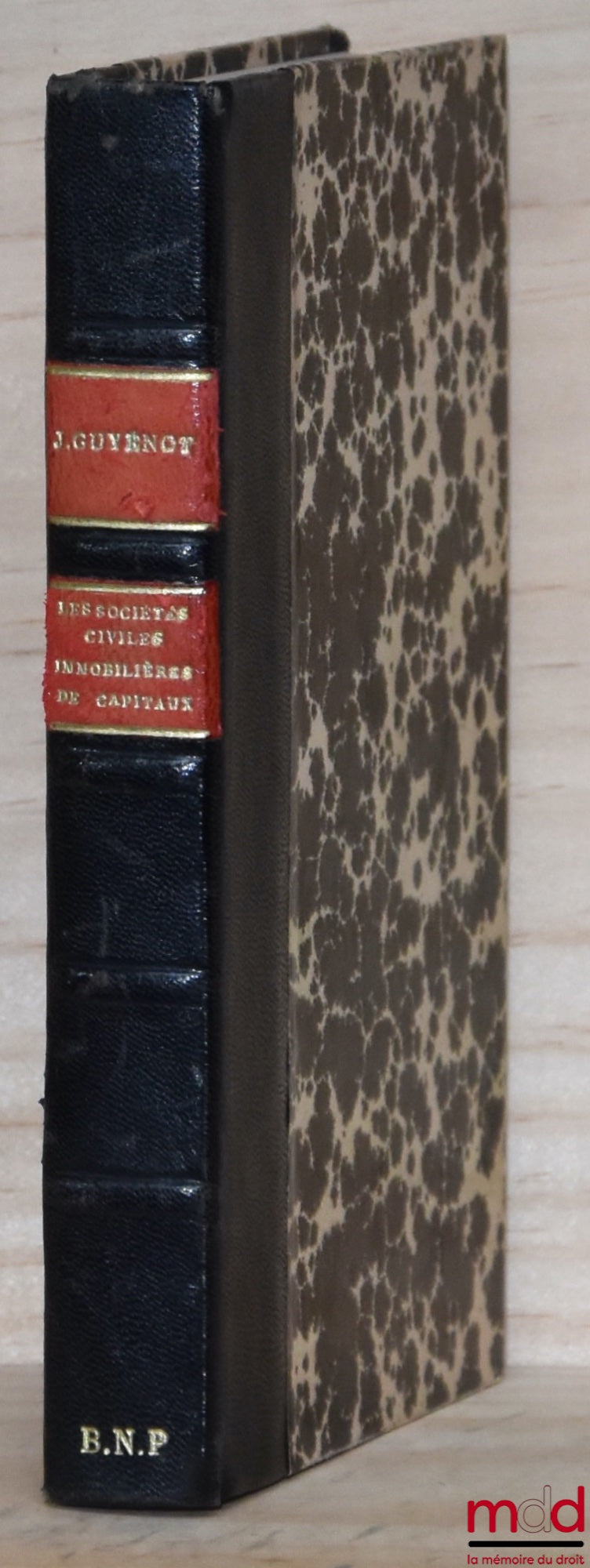 GUYÉNOT (Jean) – LES SOCIÉTÉS CIVILES IMMOBILIÈRES DE CAPITAUX, Nouveau statut légal pour les placements immobiliers – Gestion, contrôle et droits des associés, Préface de Bernard Marie, Coll. Le droit en poche, t. 8