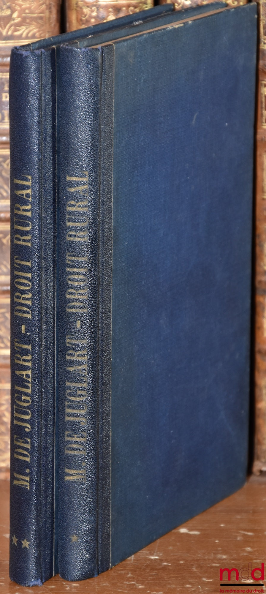 JUGLART (Michel de) – DROIT RURAL ; t. I : L’EXPLOITATION RURALE, Préface de L. Julliot de la Morandière ; t. II : DROIT RURAL SPÉCIAL [mq. le t. III]