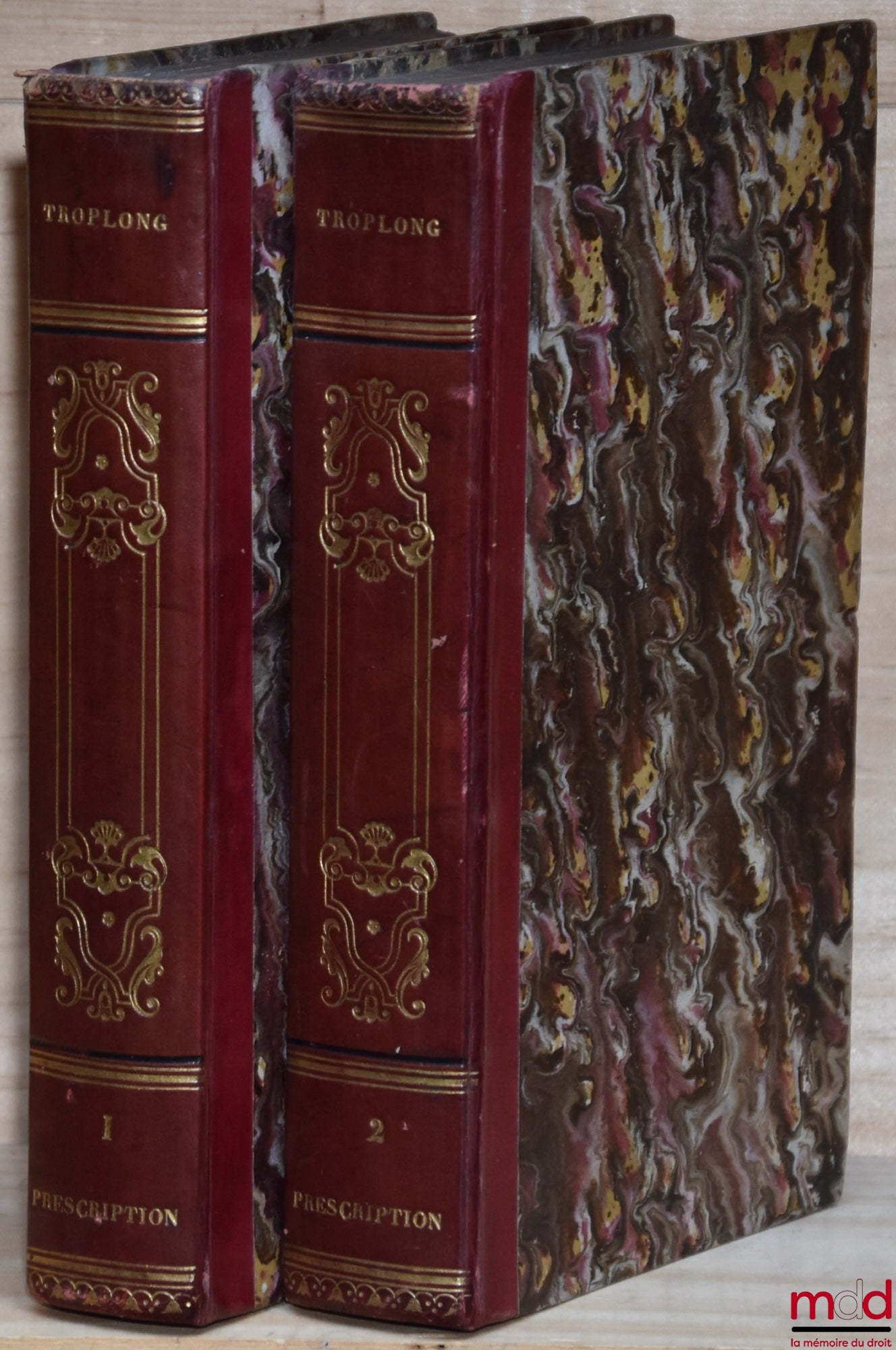 TROPLONG (Raymond-Théodore) – DE LA PRESCRIPTION ou COMMENTAIRE DU TITRE XX DU LIVRE III DU CODE CIVIL, LE DROIT CIVIL EXPLIQUÉ suivant l’ordre des articles du Code depuis et y compris le titre de la vente