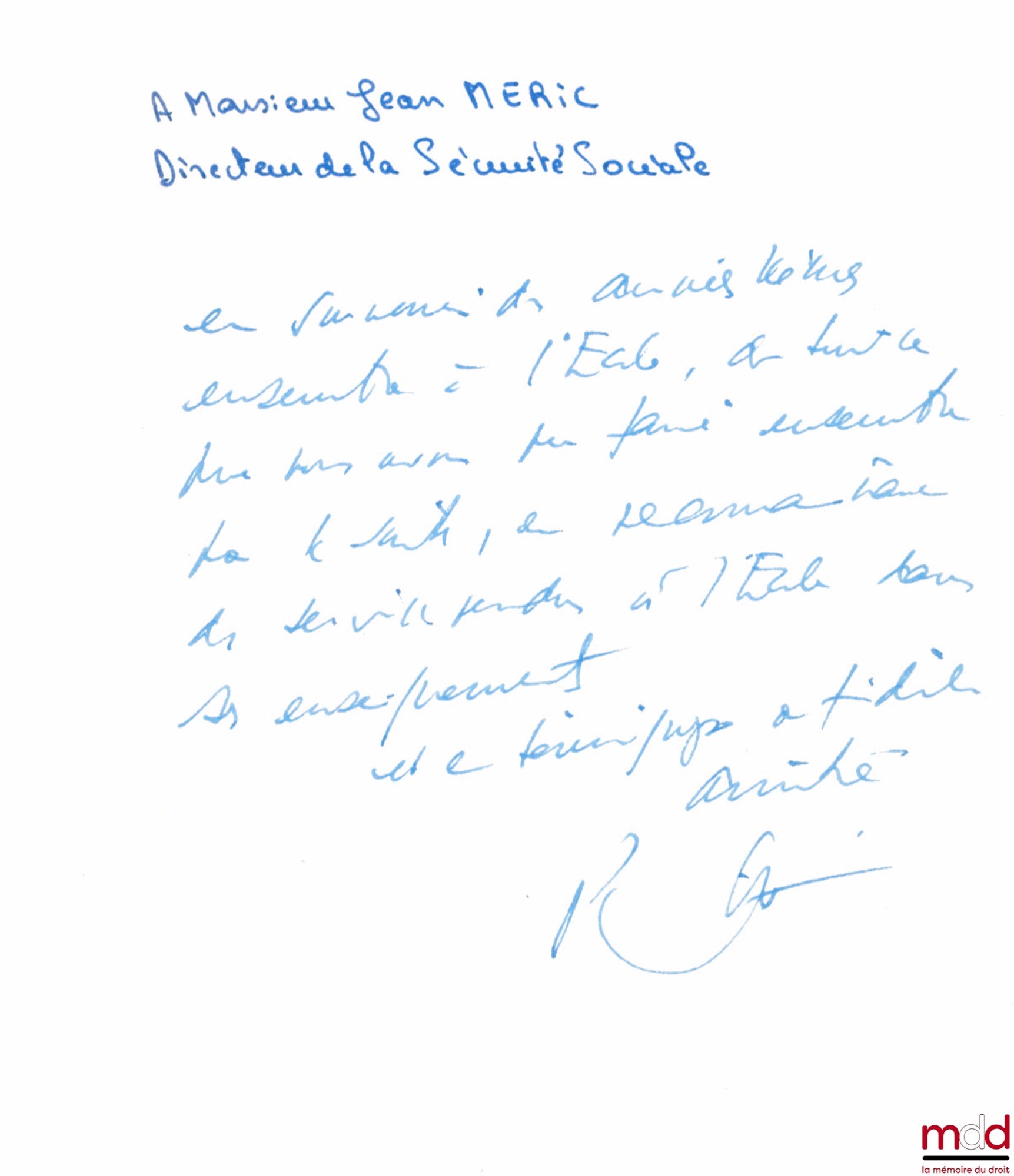 [É.N.A.] – ÉCOLE NATIONALE D’ADMINISTRATION. République Française. 1975