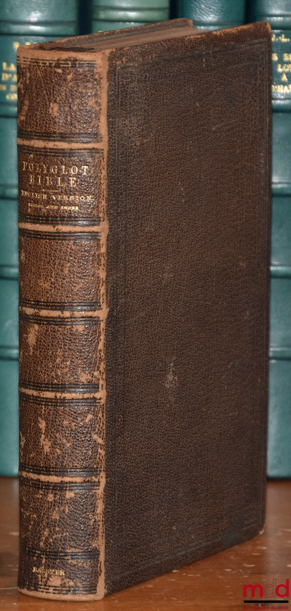 [Bible] – THE ENGLISH VERSION OF THE POLYGLOT BIBLE ; CONTAINING OLD AND NEW TESTAMENTS : with a copious and original selection of references to parallel and illustrative passages, exhibited in a manner hitherto unattempted, Facsimile Large Edition