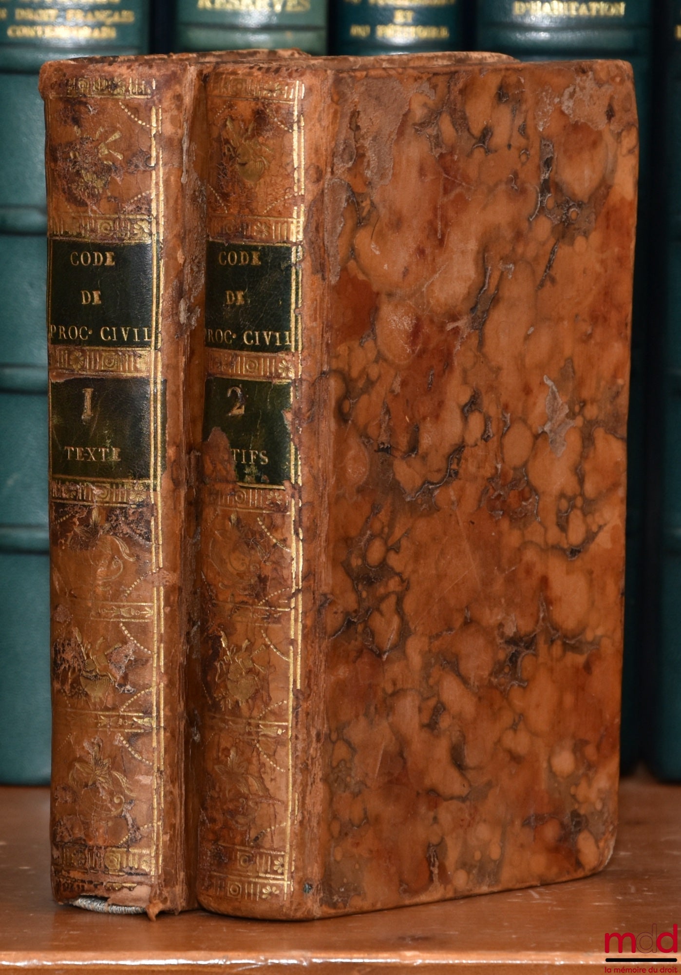 FAVARD DE LANGLADE (baron Guillaume Jean) – CODE DE PROCÉDURE CIVILE avec le rapprochement du texte des articles du Code civil qui y ont un rapport direct, suivi d’une Table analytique et raisonnée des matières, par un jurisconsulte qui a concouru à la co