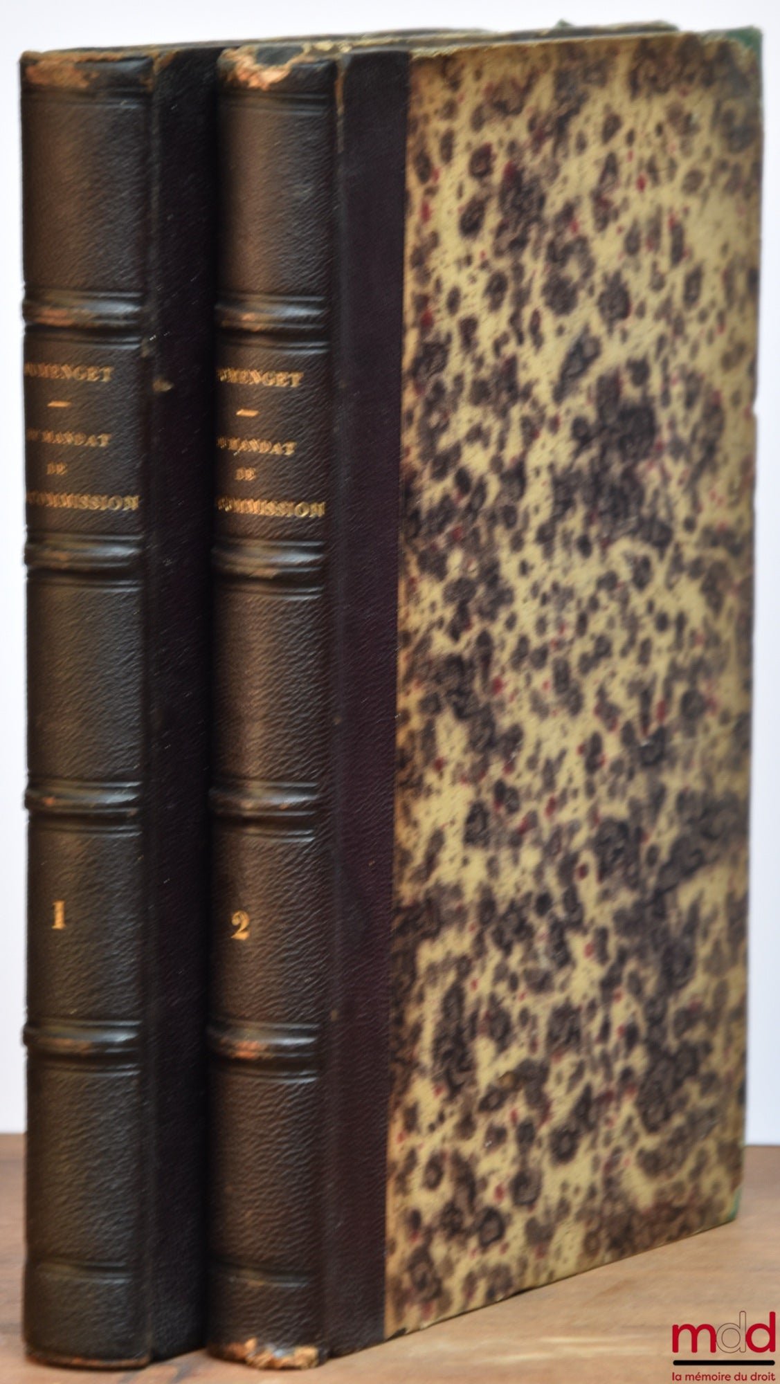 DOMENGET (L.) – DU MANDAT DE LA COMMISSION ET DE LA GESTION D’AFFAIRES (commentaire du titre XIII du livre III du Code Napoléon, des art. 1372 à 1376, et 1783 à 1786 du même Code, du titre VI du Code de commerce, et des articles 111, 115 et 332 du même Co