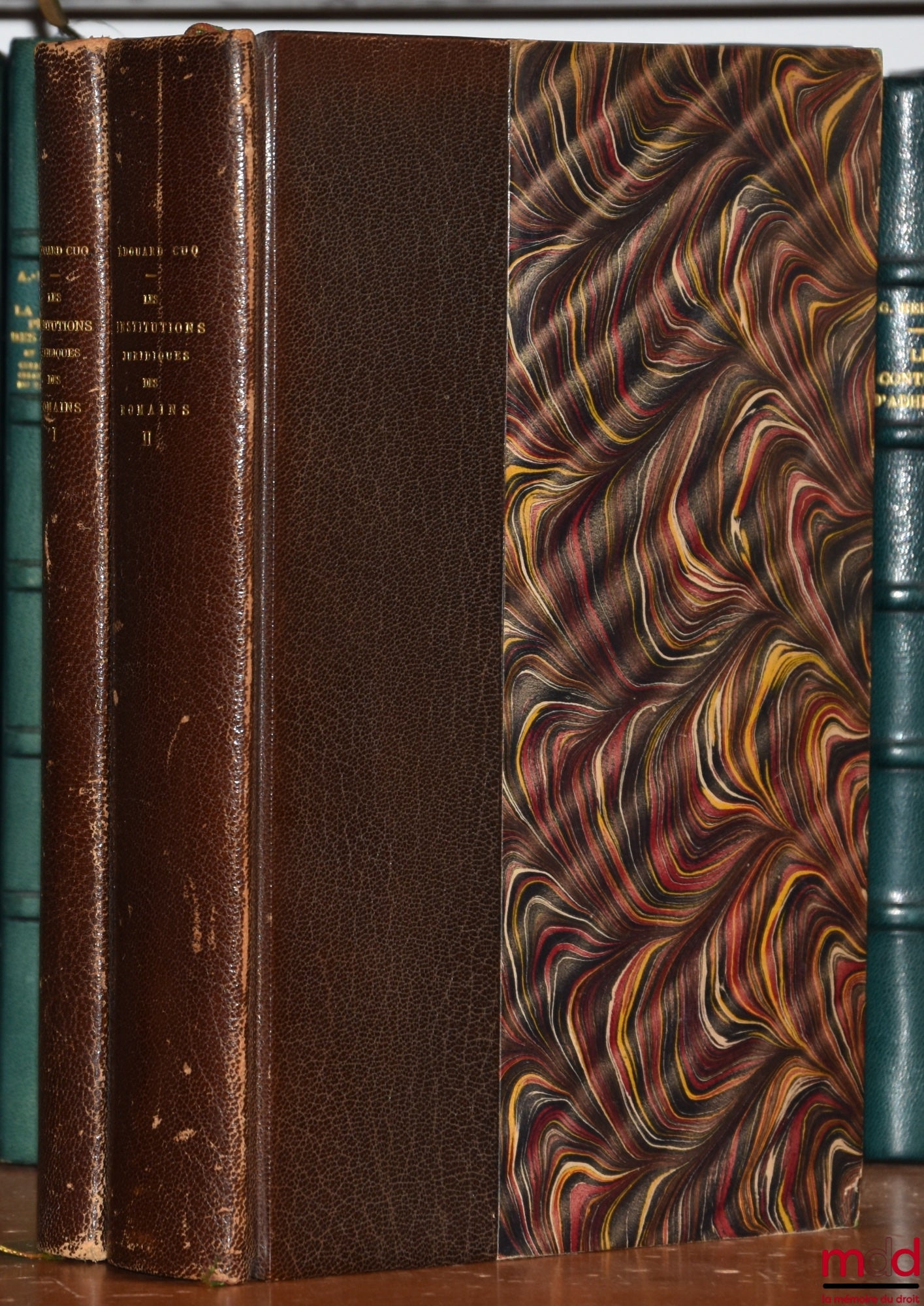 CUQ (Édouard) – LES INSTITUTIONS JURIDIQUES DES ROMAINS, 2e éd. entièrement refondue, Préface de Joseph-Émile Labbé : t. I : L’ancien droit ; t. II : Le droit classique et le droit du Bas-Empire