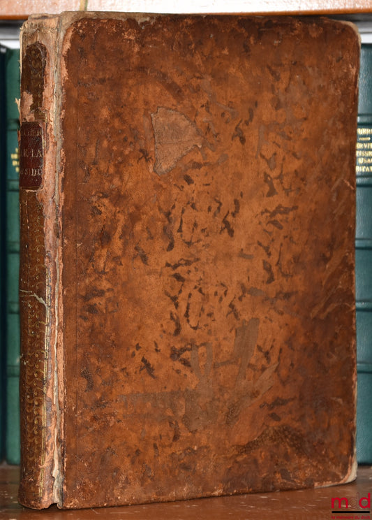 LEVOZ (Noël-Joseph) – RECHERCHES SUR LA CONSTITUTION DU PAYS DE LIÈGE