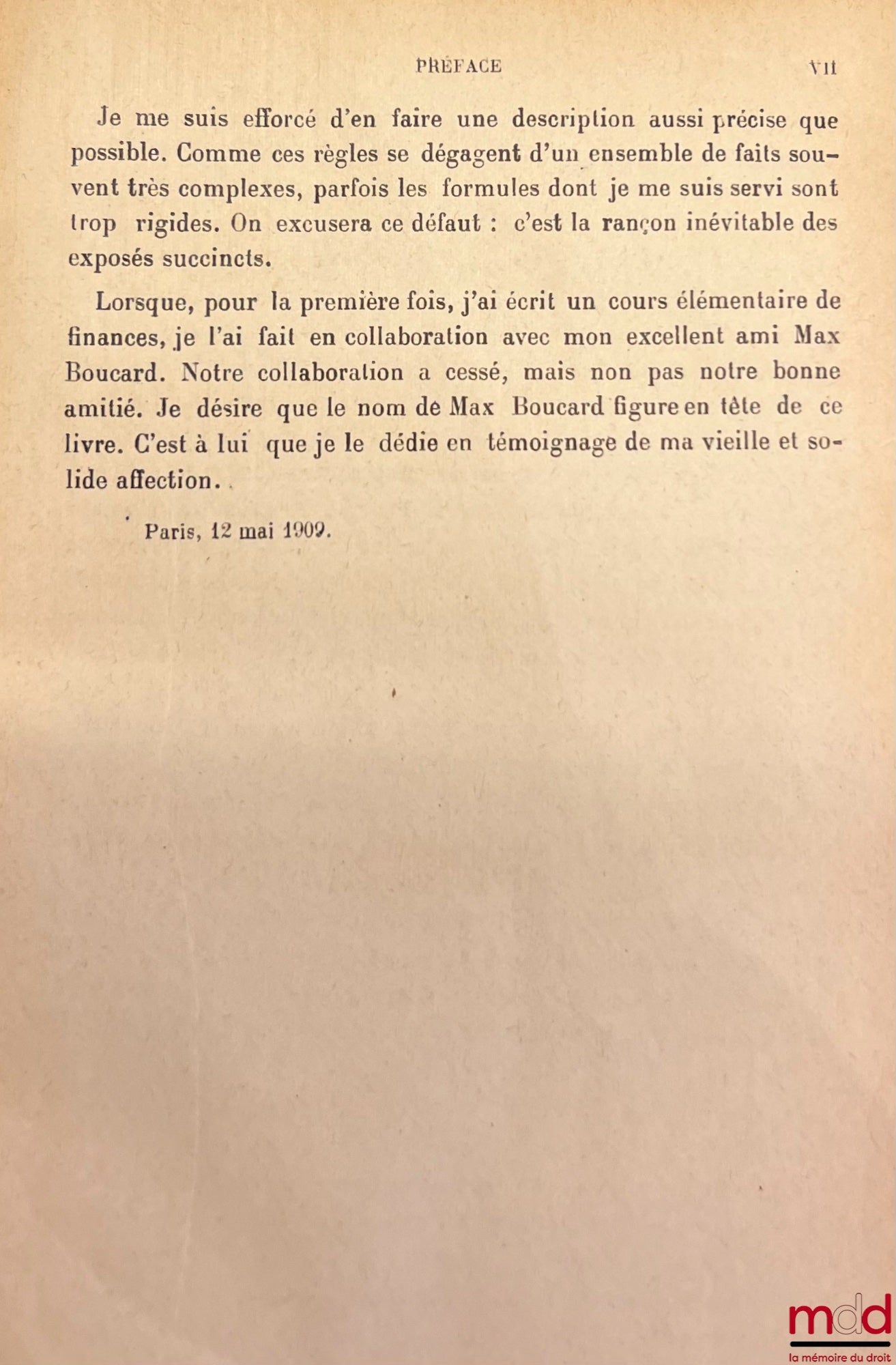 JÈZE (Gaston) – Cours élémentaire de SCIENCE DES FINANCES et de LÉGISLATION FINANCIÈRE FRANÇAISE, Manuel à l’usage des étudiants des Facultés de droit et des candidats au Ministère des finances, à la Cour des comptes, à l’Inspection des finances, etc., No