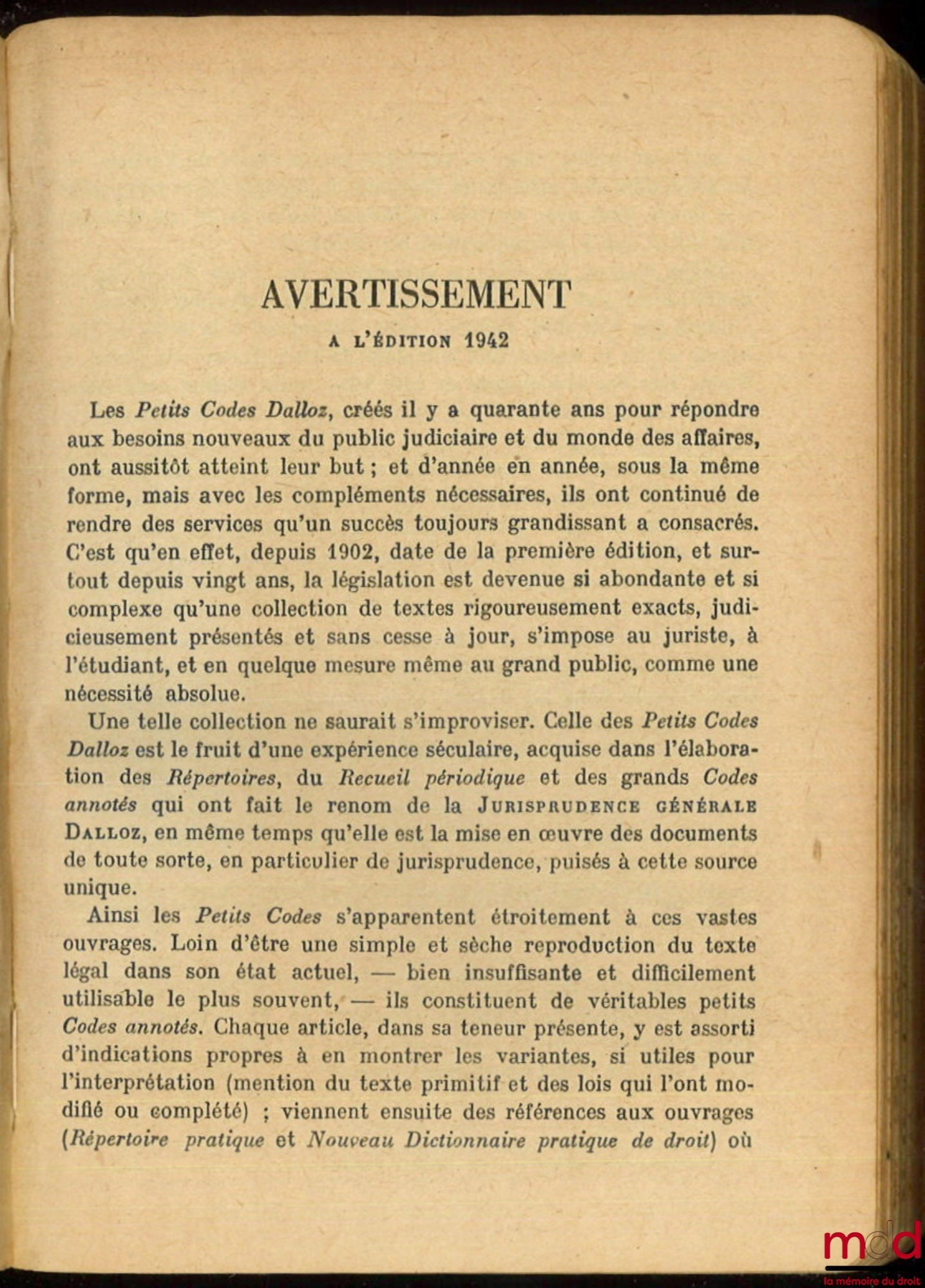 [Code de commerce] – CODE DE COMMERCE SUIVI DES LOIS COMMERCIALES ET INDUSTRIELLES AVEC ANNOTATIONS D’APRÈS LA DOCTRINE ET LA JURISPRUDENCE ET RENVOI AUX PUBLICATIONS DALLOZ, 42e éd. entièrement refondue et mise à jour, coll. Petits Codes Dalloz