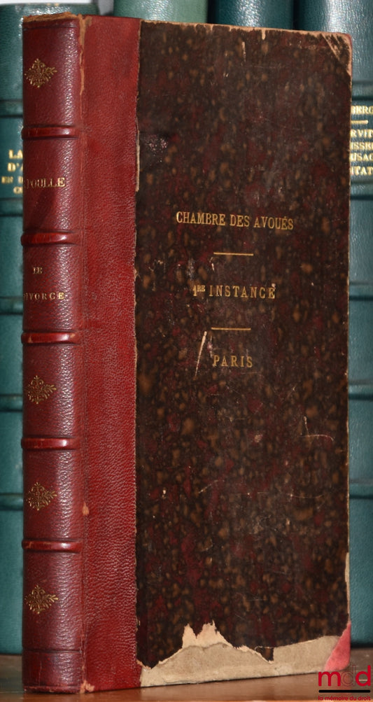 POULLE (Guillaume) – LE DIVORCE ET LES LOIS DU 27 JUILLET 1884 ET DU 18 AVRIL 1886