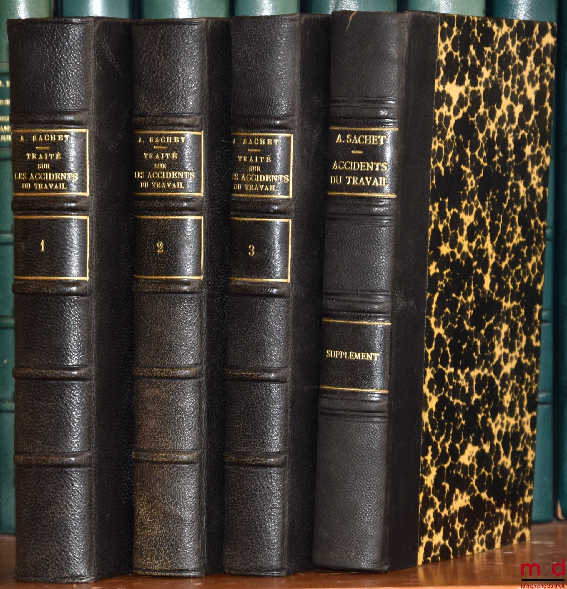 SACHET (Adrien) – TRAITÉ THÉORIQUE ET PRATIQUE DE LA LÉGISLATION SUR LES ACCIDENTS DU TRAVAIL ; 7e éd. entièrement refondue et mise au courant de la législation et de la jurisprudence jusqu’au mois d’avril 1926