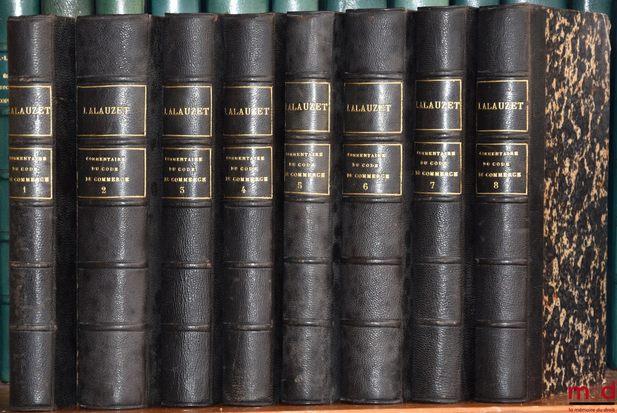 ALAUZET (Isidore) – COMMENTAIRE DU CODE DE COMMERCE ET DE LA LÉGISLATION COMMERCIALE, 3e éd. revue, augmentée et mise au courant des lois nouvelles et de la jurisprudence