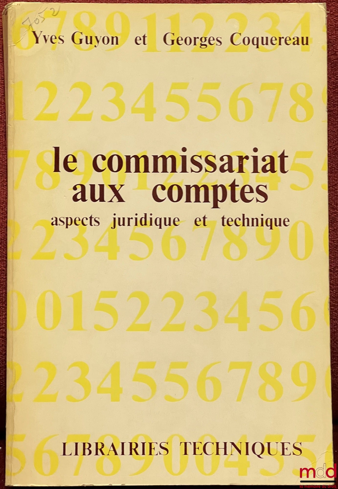 GUYON (Yves) et COQUEREAU (Georges) – LE COMMISSARIAT AUX COMPTES, Aspects juridique et technique