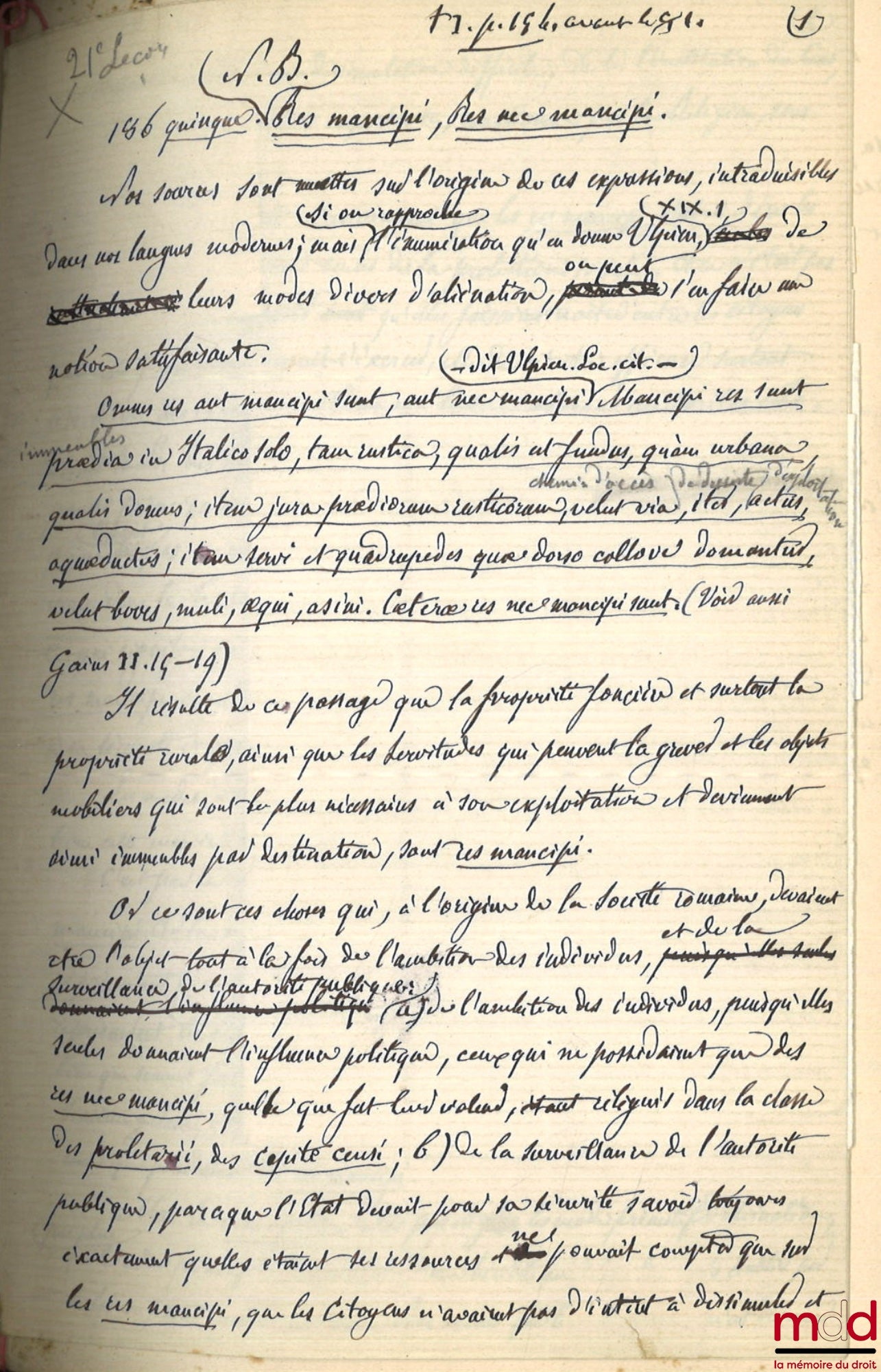 JOUSSERANDOT (Louis) – L’ÉDIT PERPÉTUEL, Restitué et commenté, tome I [seul]