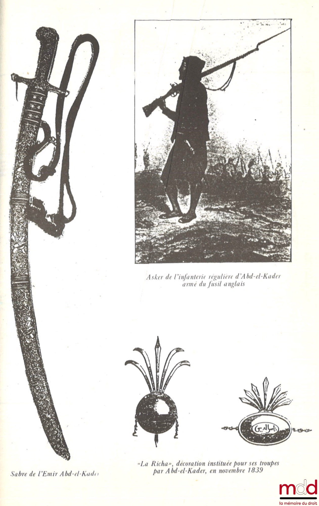 BOUTALEB (Abdelkader) – L’EMIR ABD-EL-KADER ET LA FORMATION DE LA NATION ALGÉRIENNE, De l’Émir Abd-El-Kader à la guerre de libération, Préface du Professeur Ageron