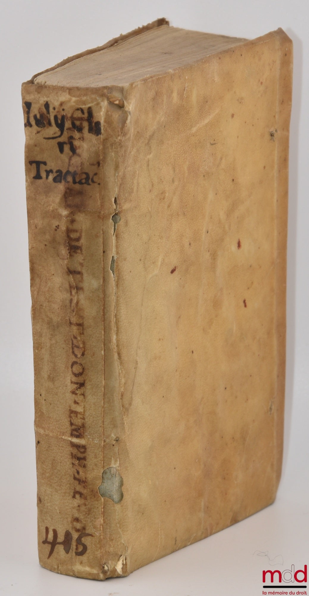 CLARI (Iulii) [CLARO (Giulio)] – IULII CLARI ALEXANDRINI IURISCONSUL. CLARISSIMI. TRACTATUS QUATUOR : QUORUM I Est De Testamentis, II De Donationibus, III, De Iure Emphiteotico, IIII De Feudis. Nunc demum emendati, & singularum quæstionum, Summarys, & Ind