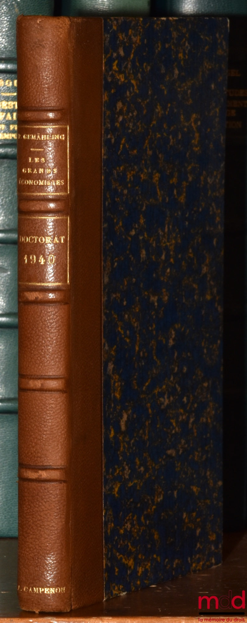 GEMÄHLING (Paul) – LES GRANDS ÉCONOMISTES, Textes et commentaires, 2e éd. revue et augmentée