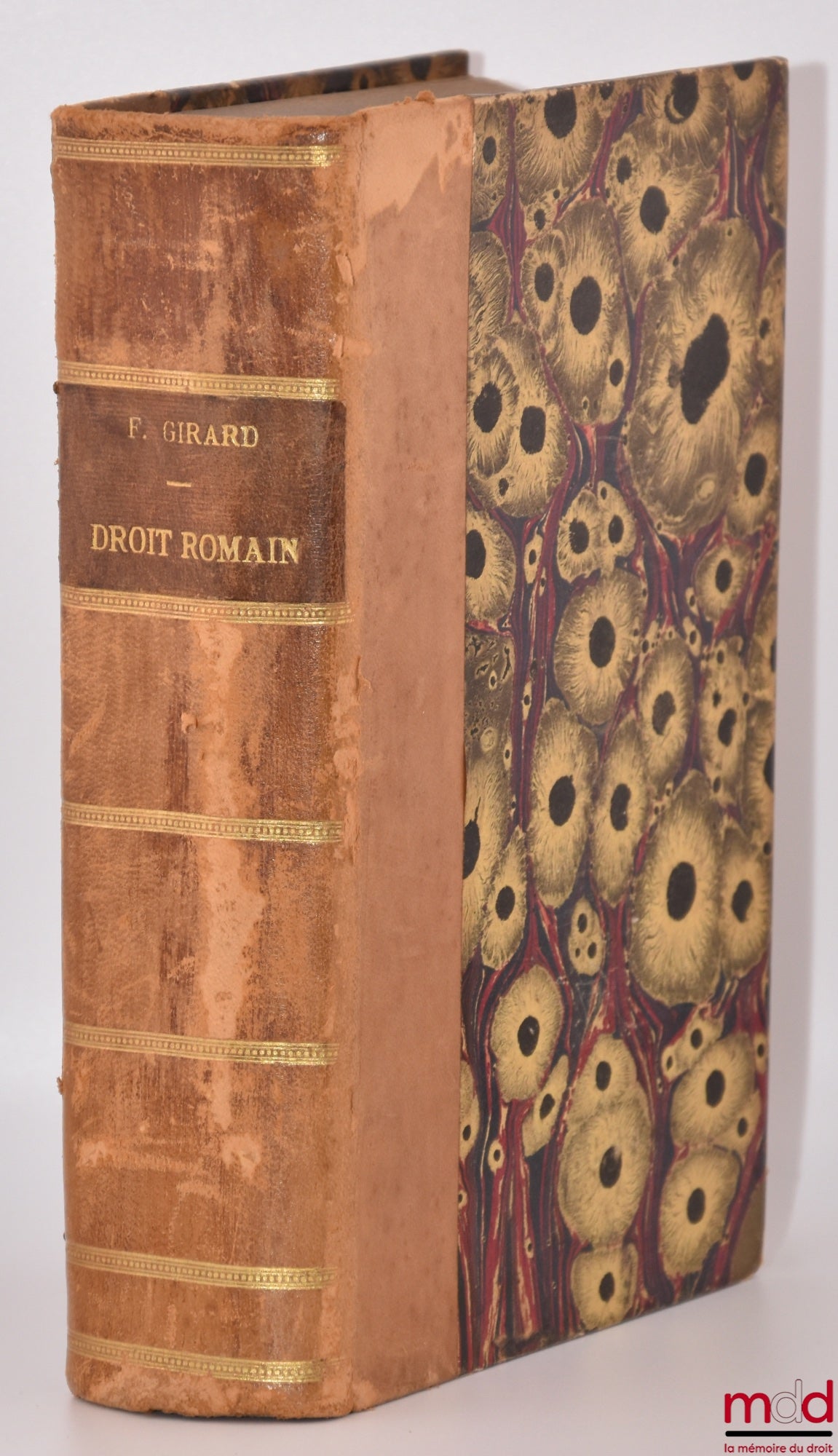 GIRARD (Paul Frédéric) – MANUEL ÉLÉMENTAIRE DE DROIT ROMAIN, 3e éd. revue et augmentéee